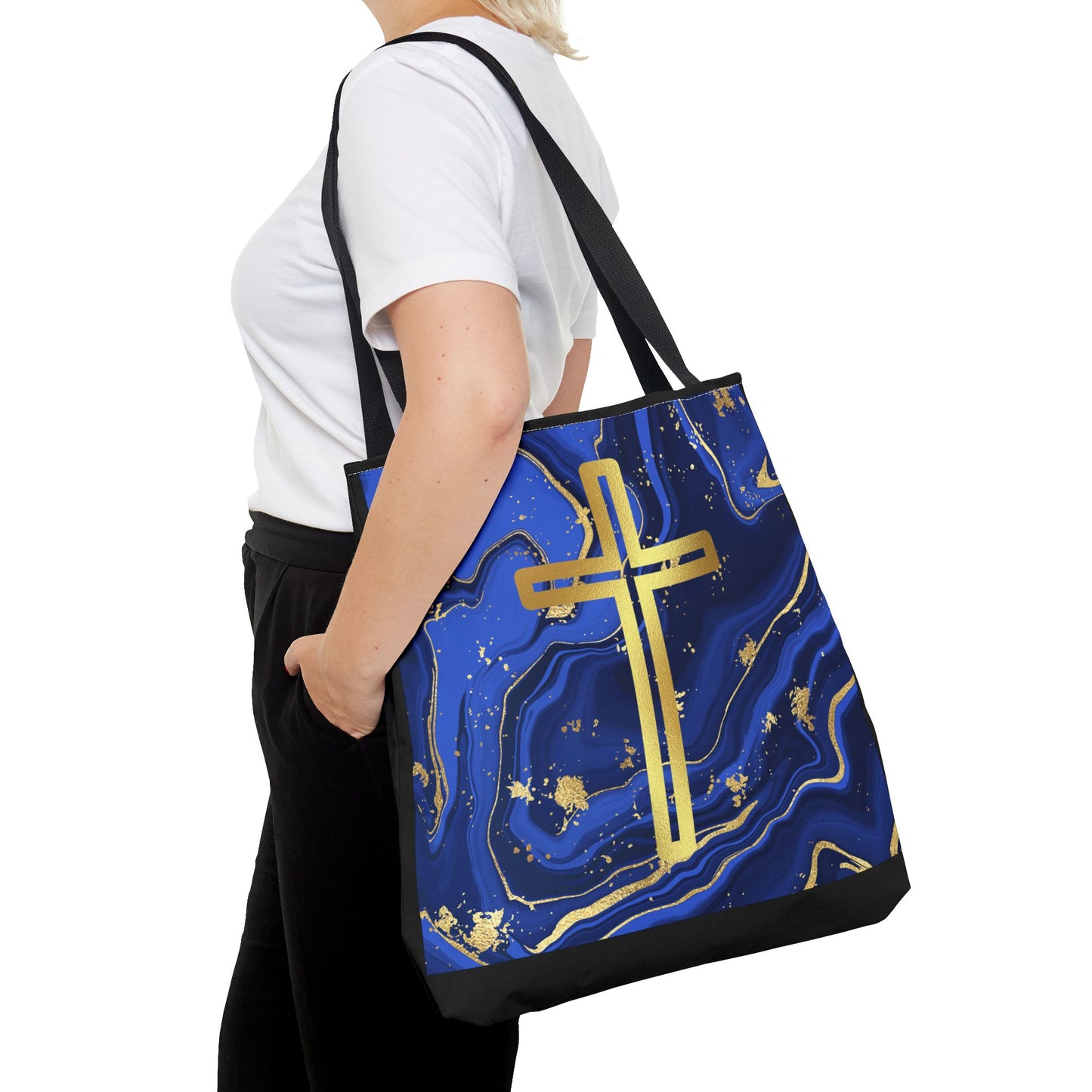 Crucifix Tote Bag | Carryall | Cross | Christian Gift | Religious | Spiritual |