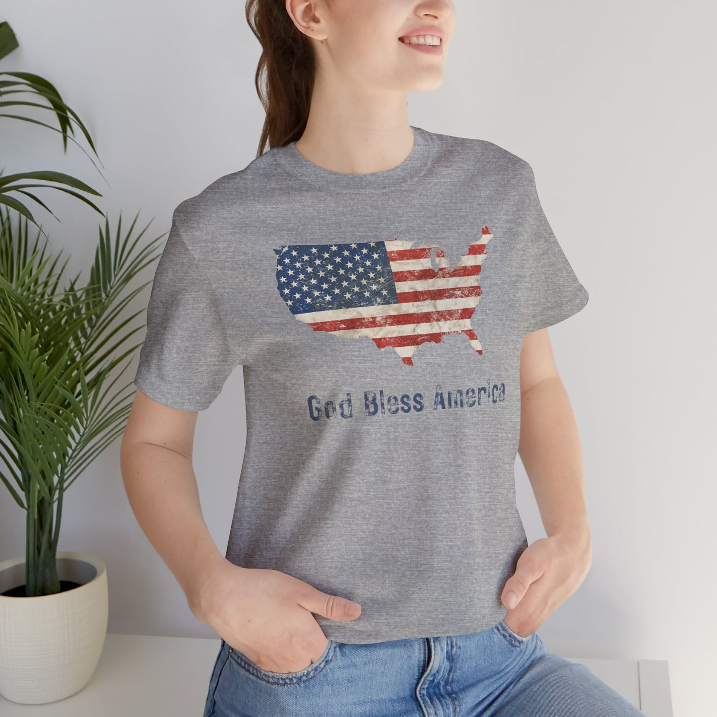 God Bless America T-Shirt | Unisex | Patriotic | Americana | 4th of July |