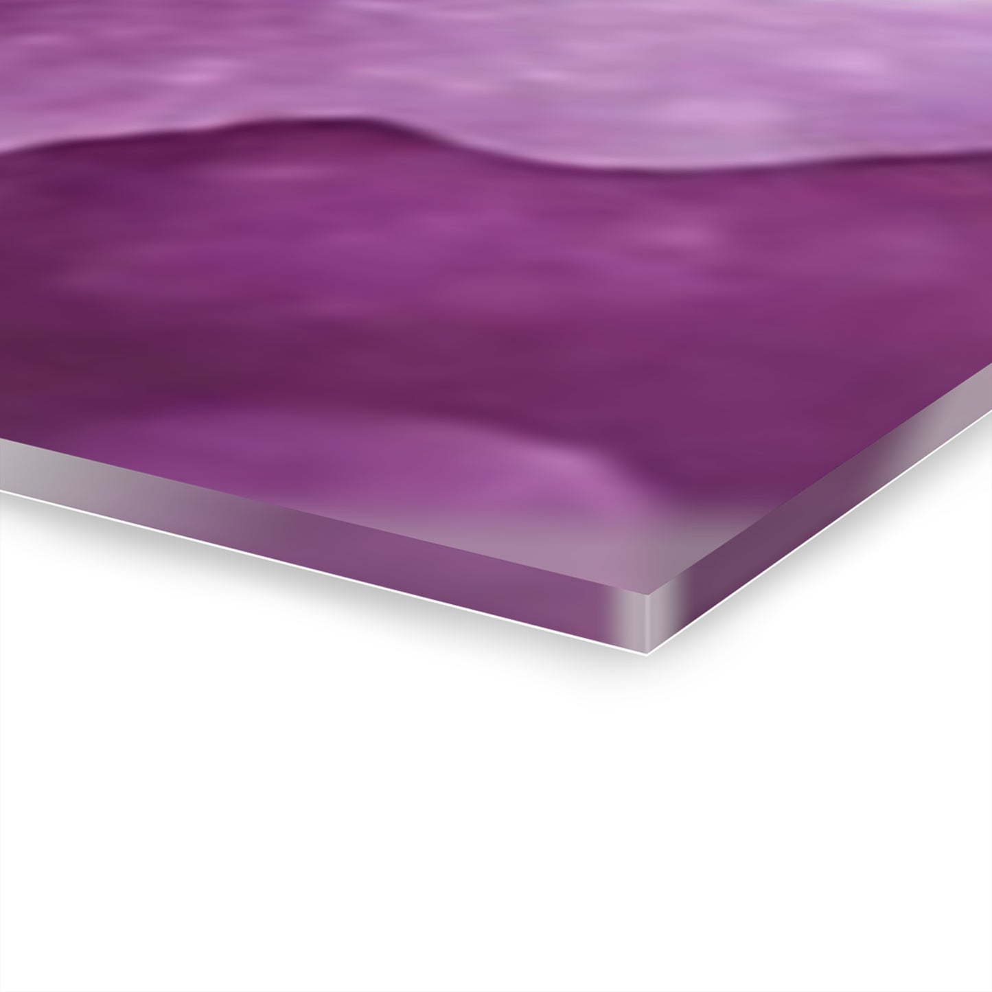 Geode Inspired Design Triptych 3-Panel Acrylic Print Wall Art Nature Lover Gift Geology Purple Amethyst-Look Rock Lover Acrylic Artwork