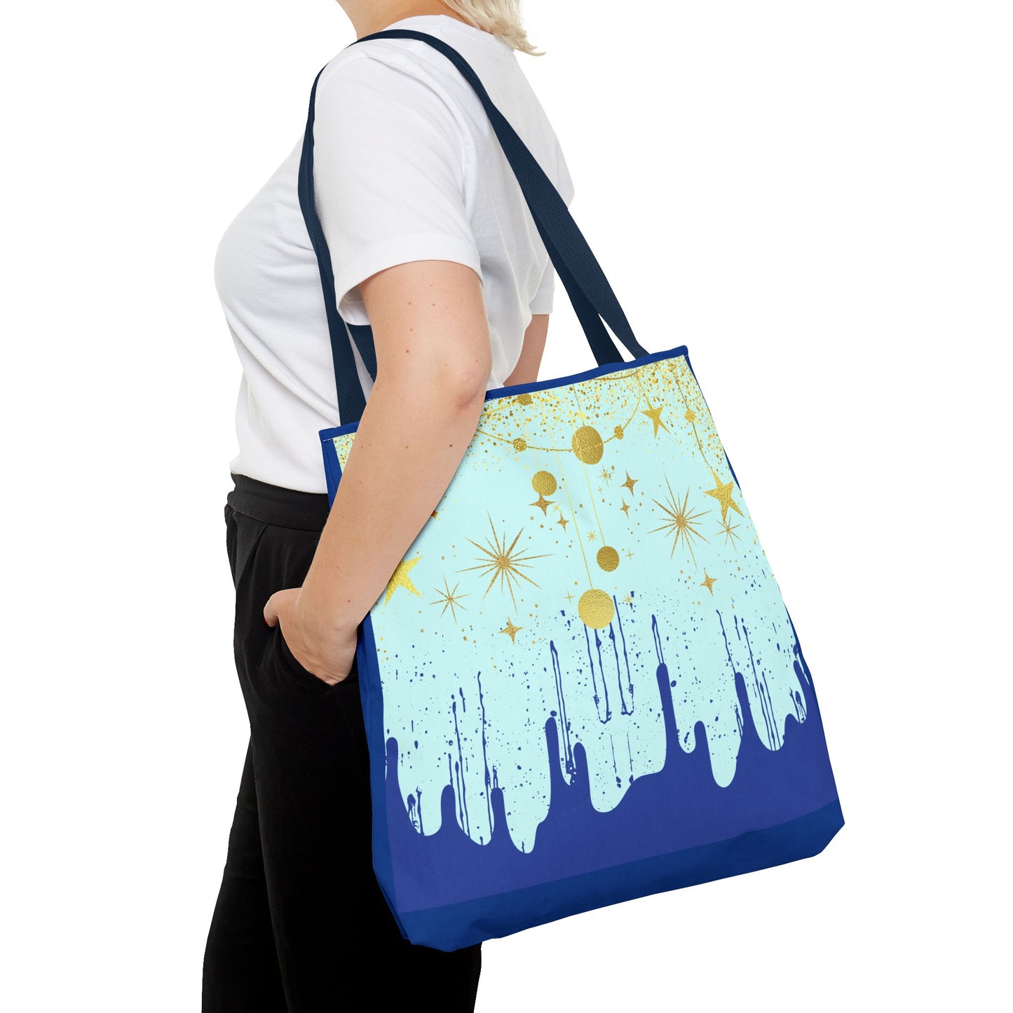 Star Tote Bag | Carryall | Abstract | Modern Art | Twinkling | Sparkle | Bling |