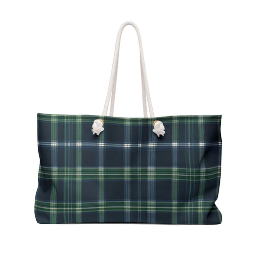 Plaid Weekender Tote Bag Extra Large Grocery Shopping Bag Cottage Core Gift Bag Boho Bag Print Designer Tote Bag Mom Gift