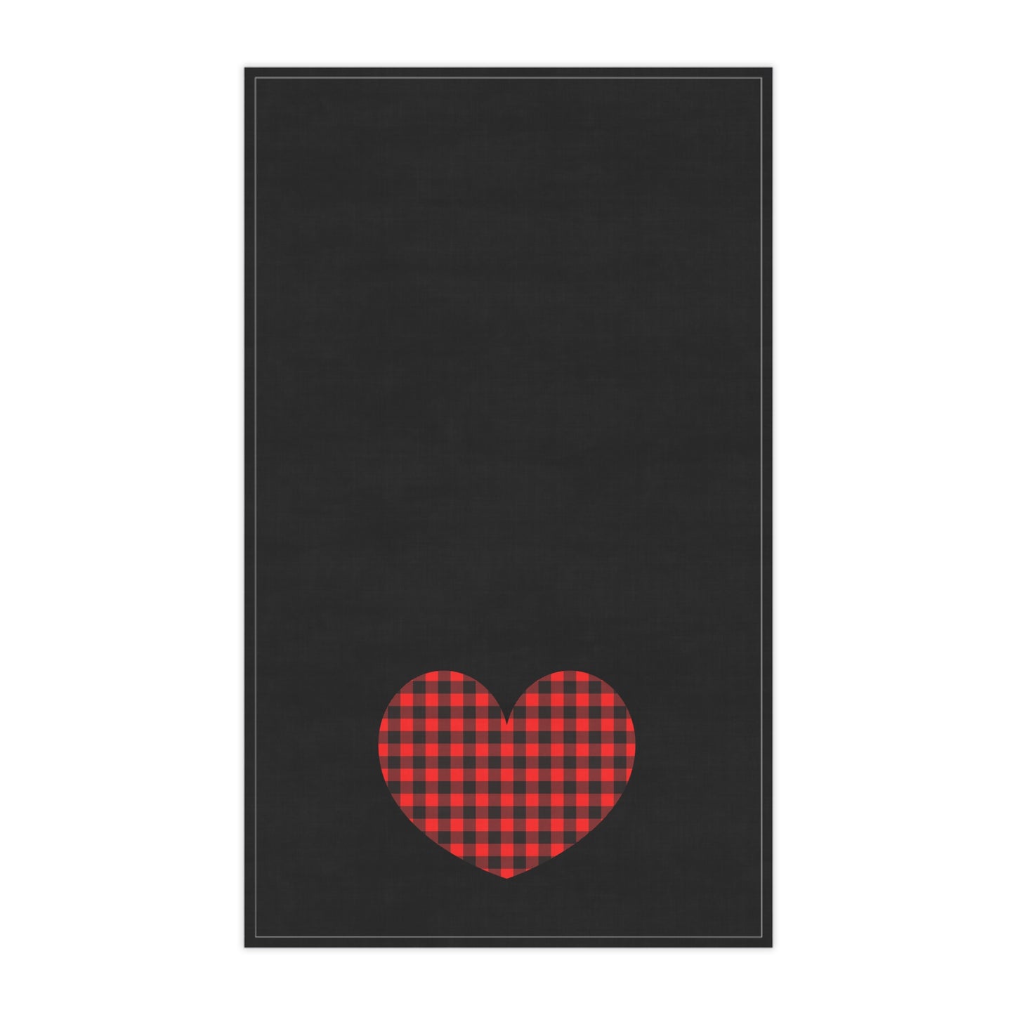 Heart Floral Pastel Kitchen Tea Towel Durable Hand Towel Flower Lover Whimsical Home Decor Decorative Kitchen Cotton Twill Valentine's Day