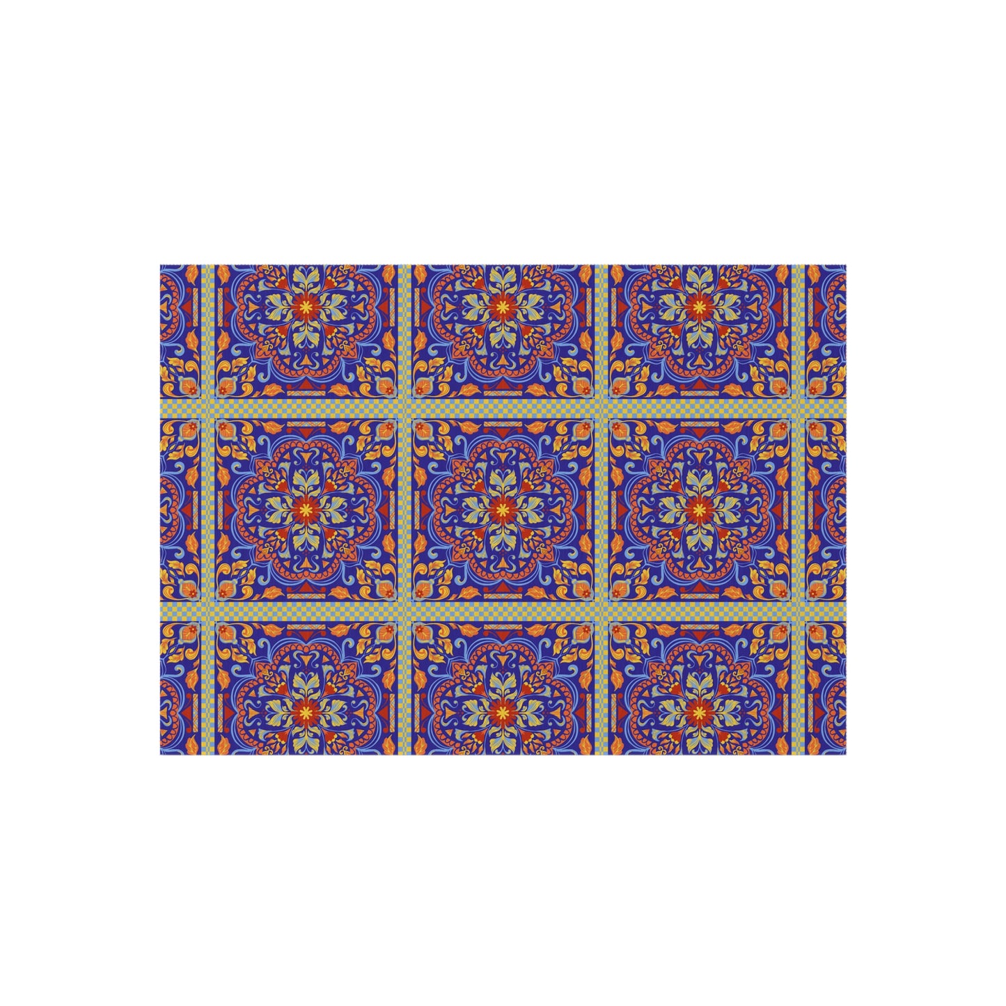 Chenille Print Pattern Outdoor Rug with No-Skid Backing Cozy Outdoor Carpet Patio Decor Gazebo Rug Pool Area Decor Outdoor Kitchen Carpet