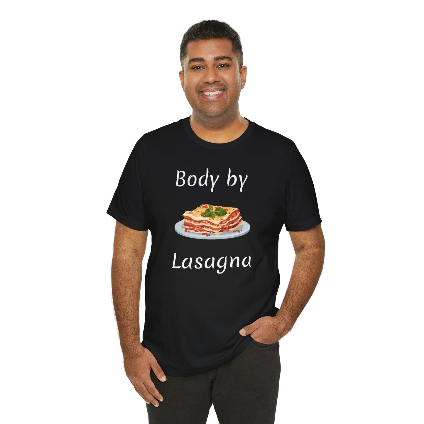 Body by Lasagna T-shirt | Unisex | Funny | Foodie