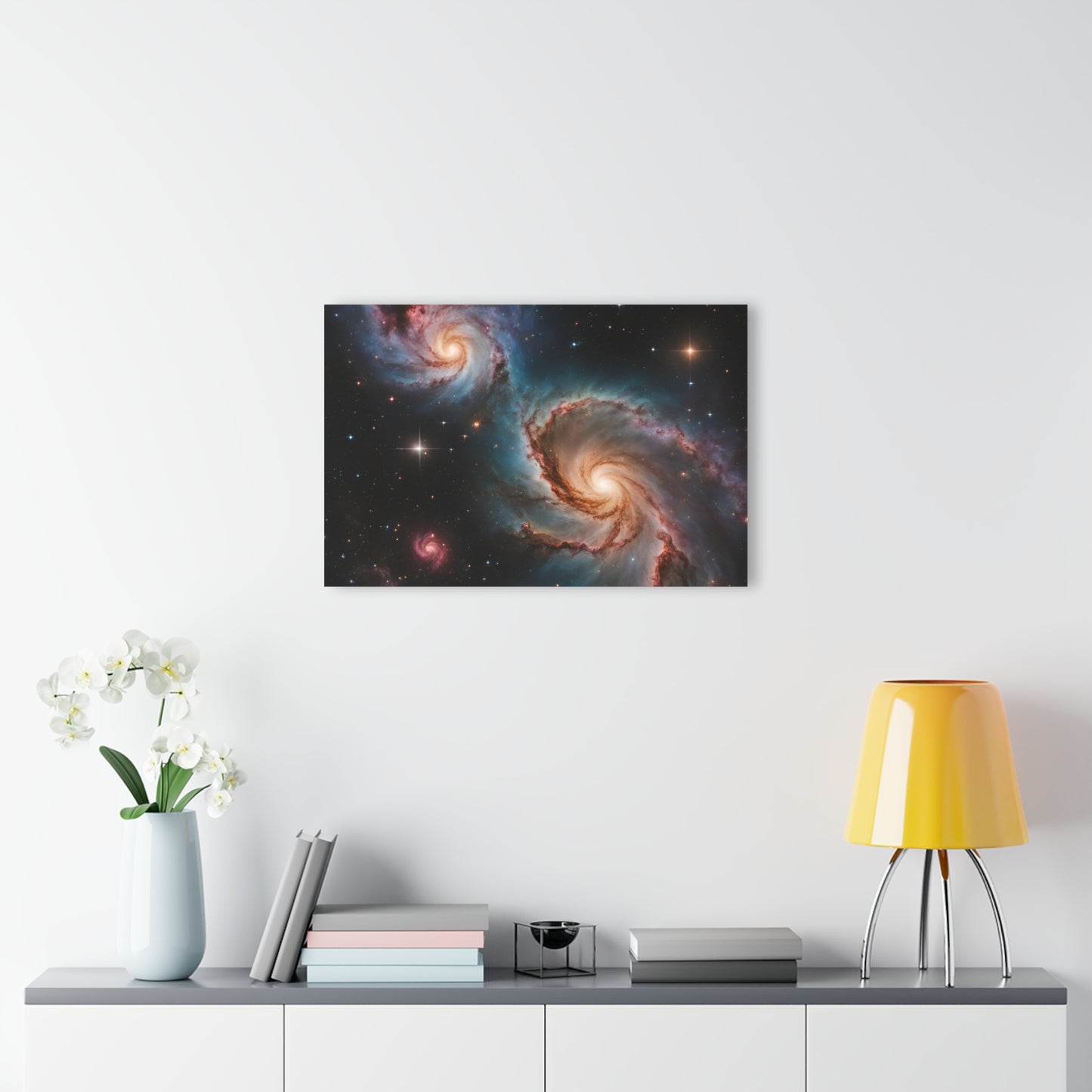 Large Celestial Cosmic Galaxy Acrylic Print with French Cleat Nature Wall Art Sci-Fi Space Traveler Artwork Modern Outerspace Home Decor