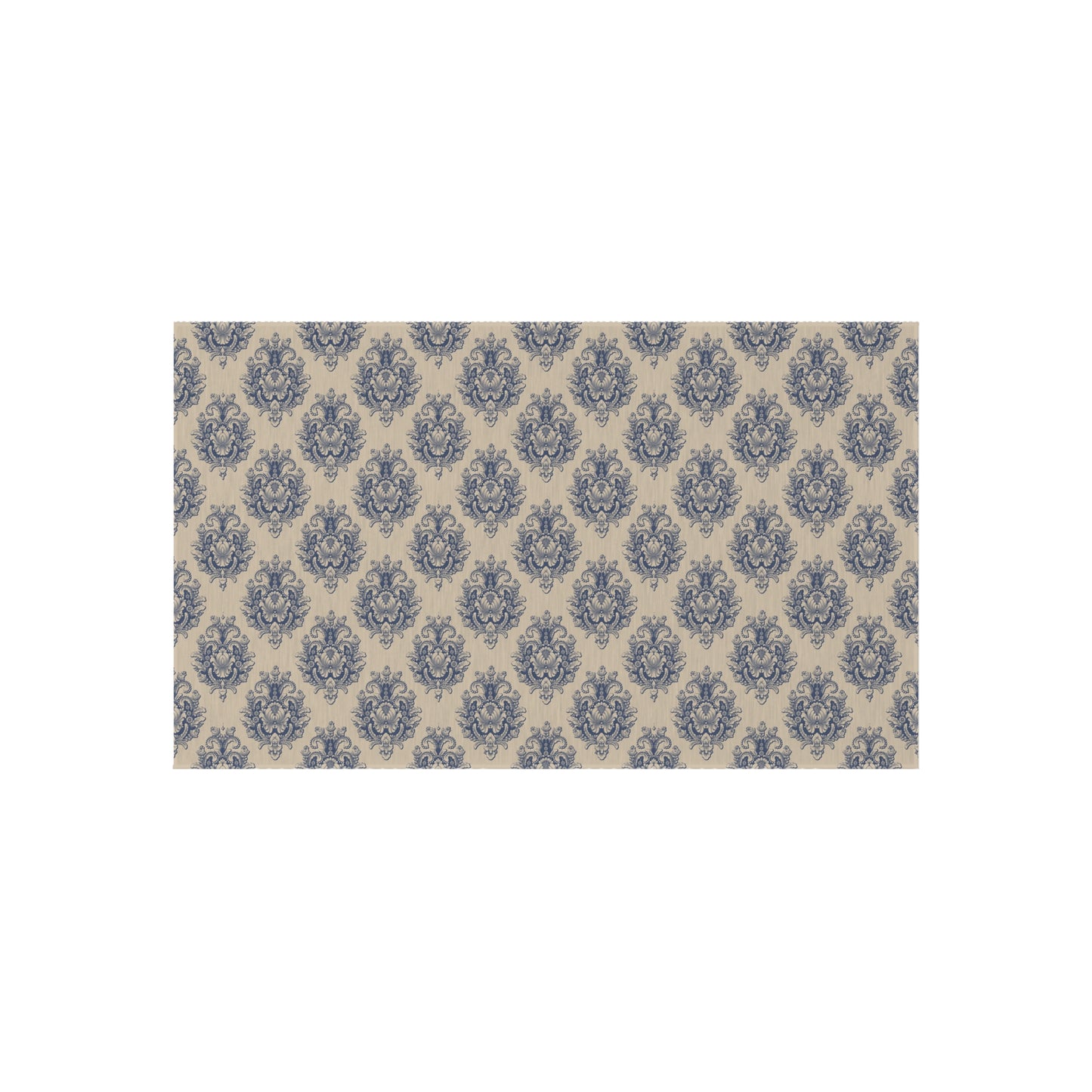 Chenille Print Pattern Outdoor Rug with No-Skid Backing Cozy Outdoor Carpet Patio Decor Gazebo Rug Pool Area Decor Outdoor Kitchen Carpet