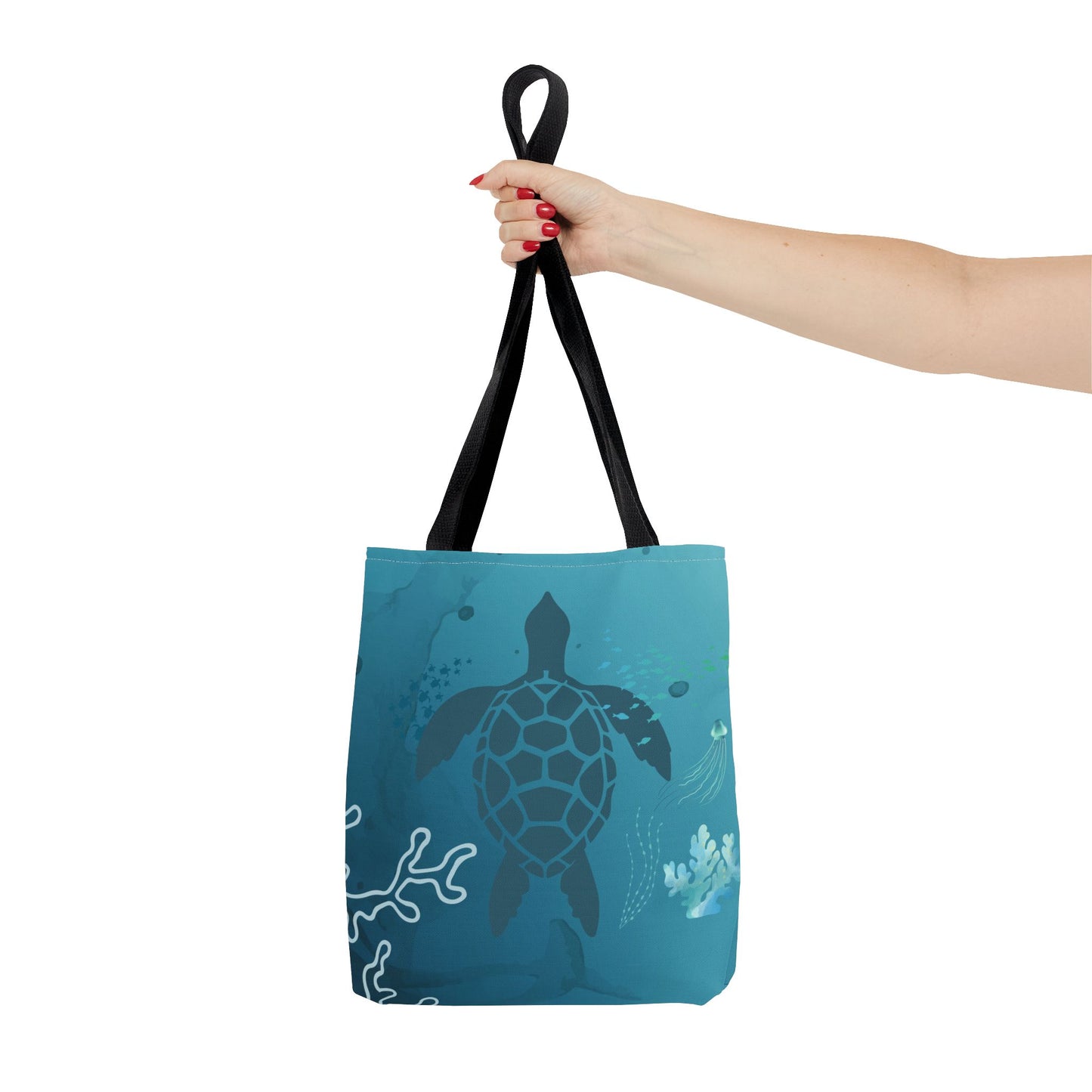 Sea Turtle Tote Bag | Carryall | Grocery Bag | Shopping Bag | Oceanic | Aquatic | Underwater |