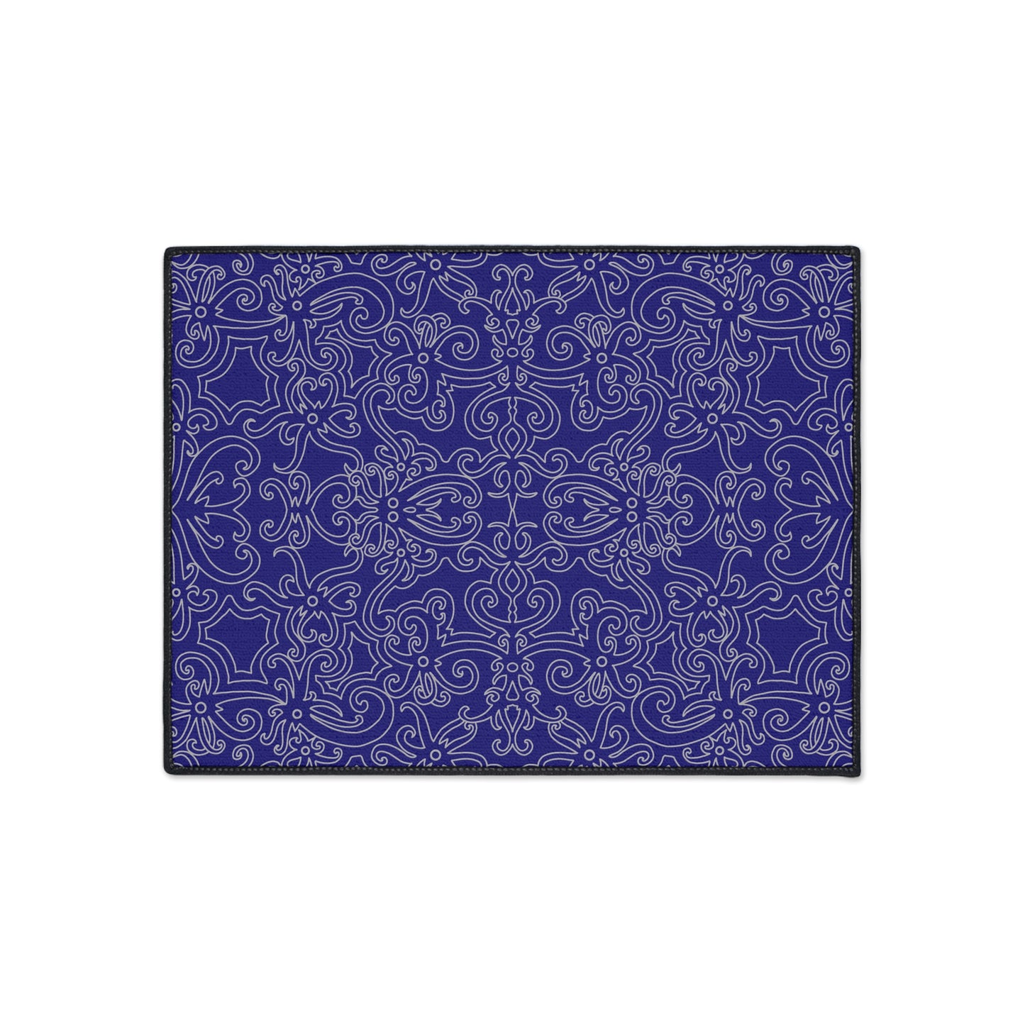 Decorative Heavy Duty Non-Slip Floor Mat Stylish Design Perfect for Entryway Kitchen Décor Marble Agate Design Blue Rug Bathroom Mat