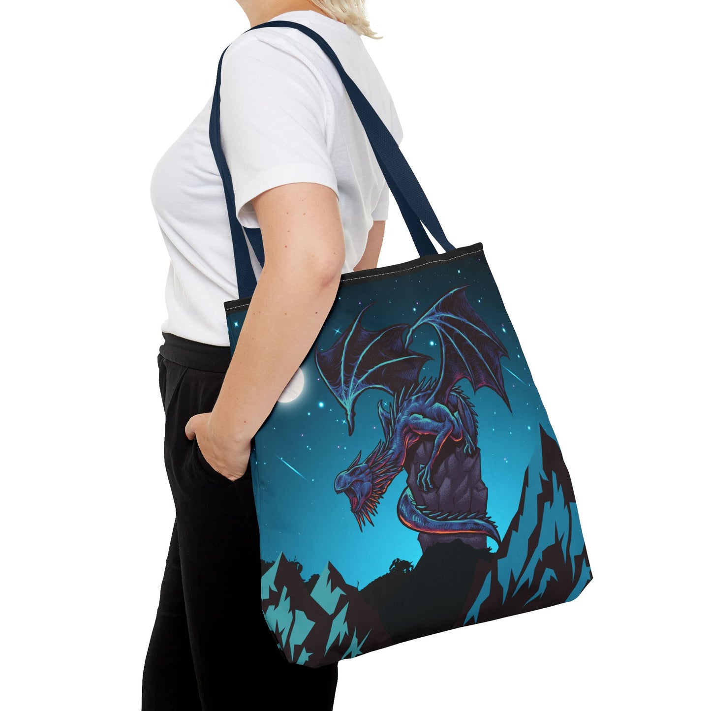 Dragon Tote Bag | Carryall | Grocery Bag | Shopping Bag | Anime | Sci-Fi |