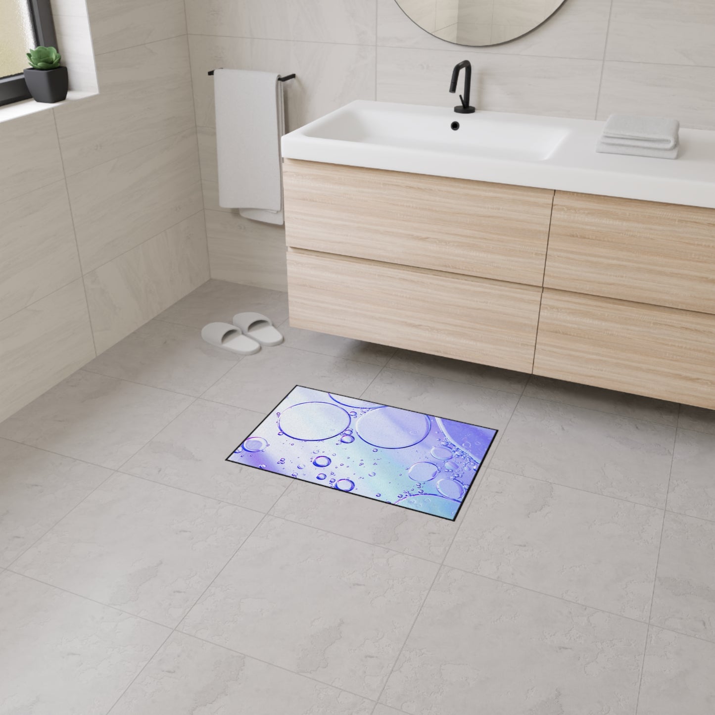 Decorative Heavy Duty Non-Slip Floor Mat Stylish Design Perfect for Entryway Kitchen Décor Garage Rug Coffee Bar Bathroom Floor Door Mat