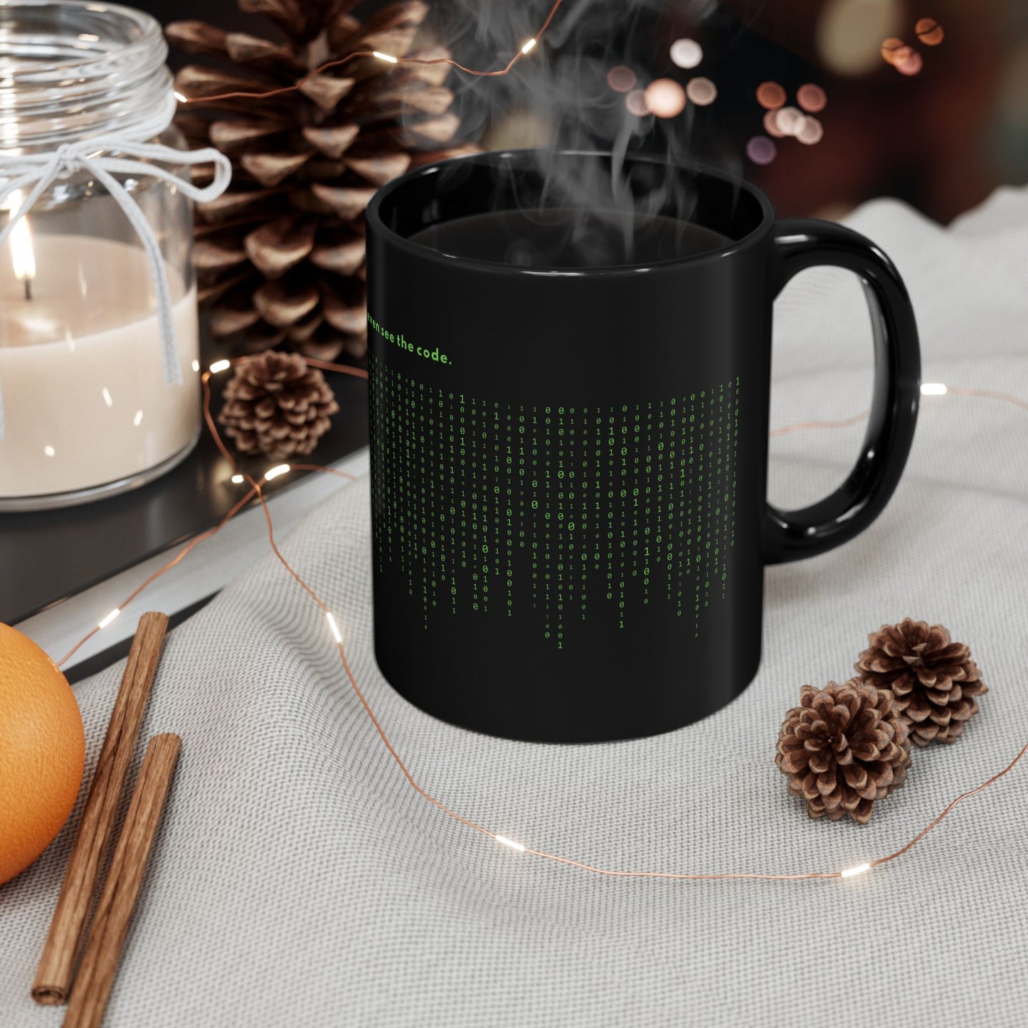 Binary Code Techie Mug Computer Nerd Gift Hacker Gift Computer Matrix Programmer Gift