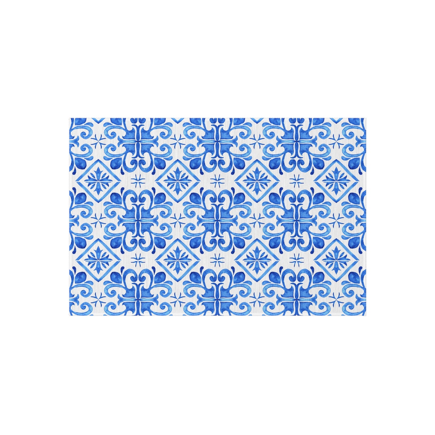 Chenille Print Pattern Outdoor Rug with No-Skid Backing Cozy Outdoor Carpet Patio Decor Gazebo Rug Pool Area Decor Outdoor Kitchen Carpet