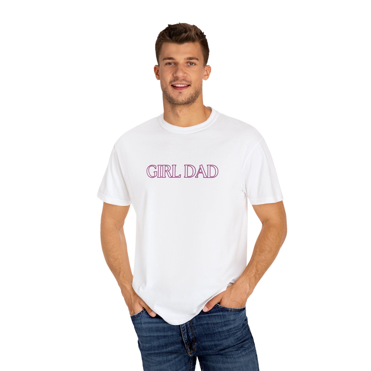 Girl Dad Comfort Colors Relaxed Fit Garment-Dyed Tee Gift for Dad or Grandpa Proud Father Gift from Daddy's Girl