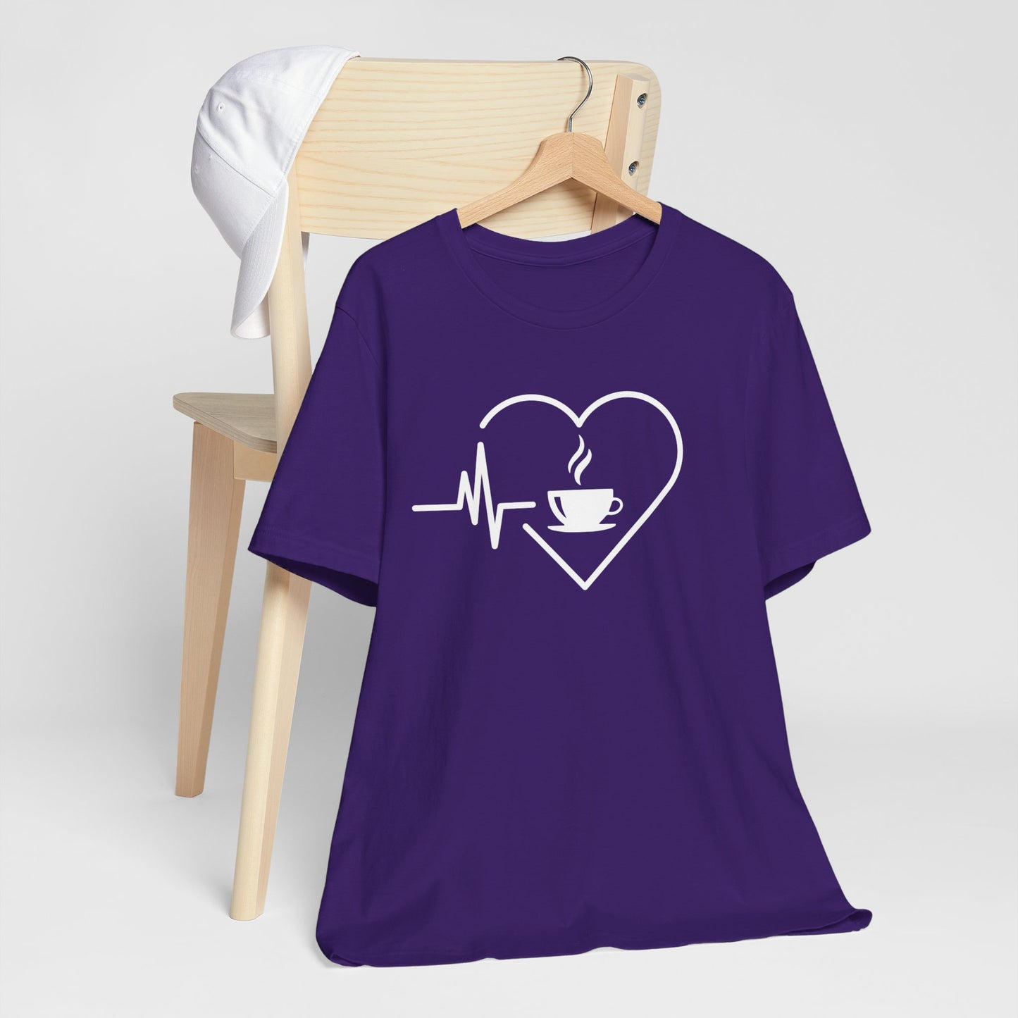 Coffee Lover Heartbeat T-shirt | Unisex | Funny | Culinary | Foodie | Chef | Cuisine |