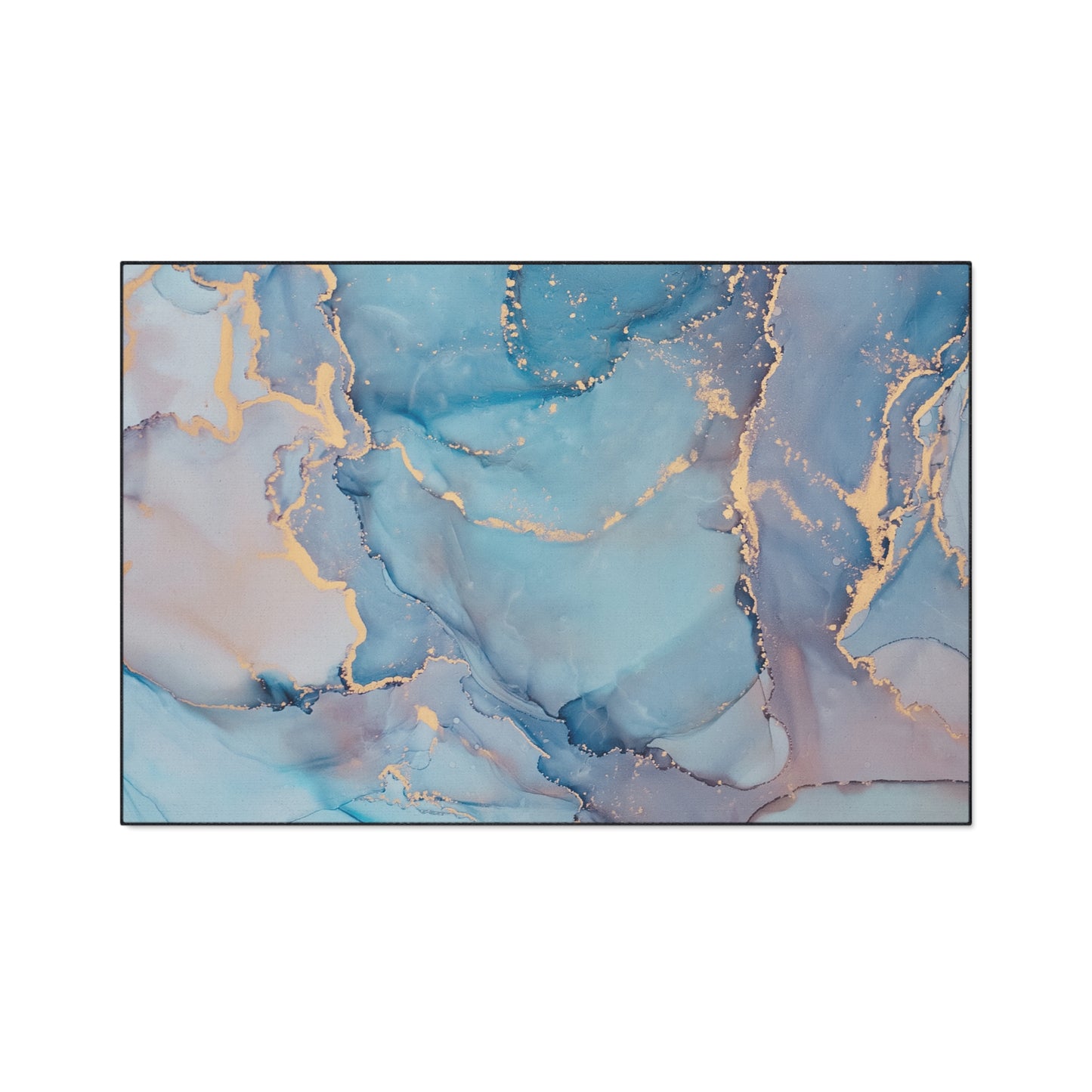 Decorative Heavy Duty Non-Slip Floor Mat Stylish Design Perfect for Entryway Kitchen Décor Marble Agate Design Rug Bathroom Mat