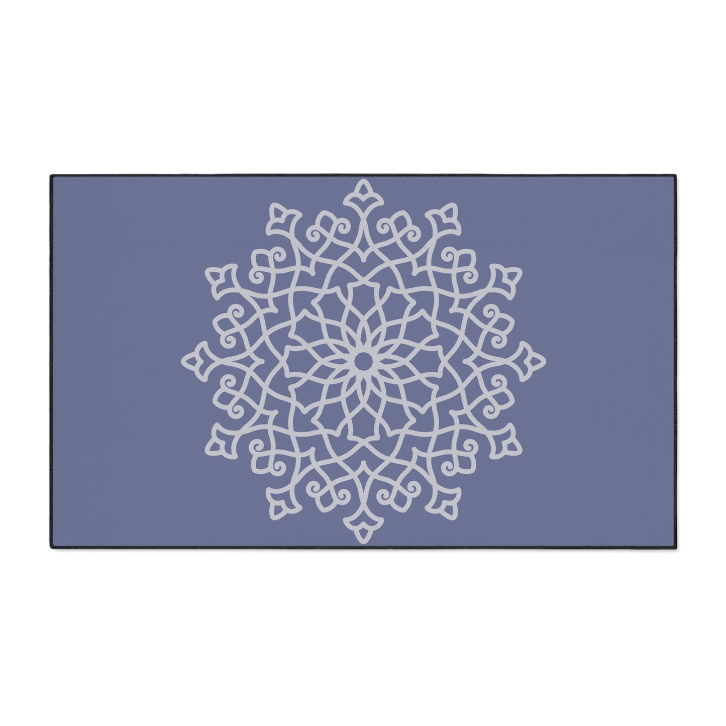 Decorative Heavy Duty Non-Slip Floor Mat Stylish Design Perfect for Entryway Kitchen Décor Grey Floral Geometric Design Rug Bathroom Mat