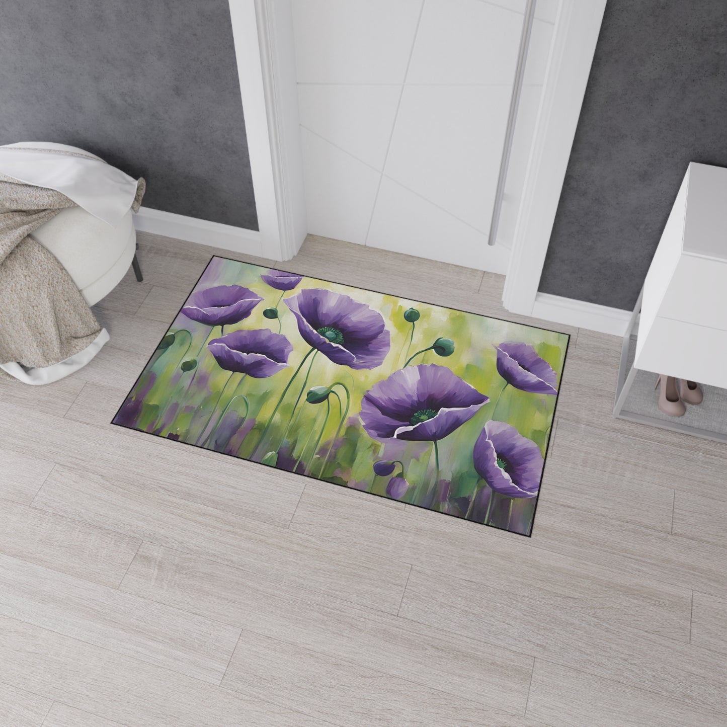 Decorative Heavy Duty Non-Slip Floor Mat Stylish Design Perfect for Entryway Kitchen Décor Garage Rug Coffee Bar Bathroom Floor Door Mat
