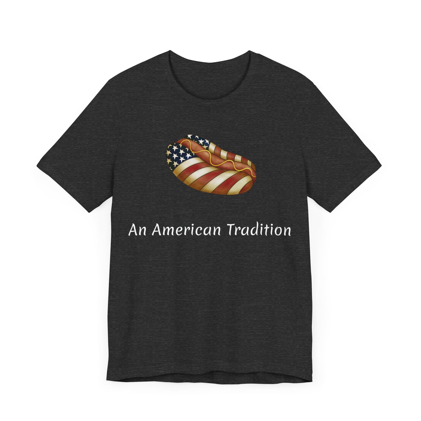 American Flag Hot Dog T-shirt | Unisex | Americana | Patriotic | Foodie | Culinary | Chef