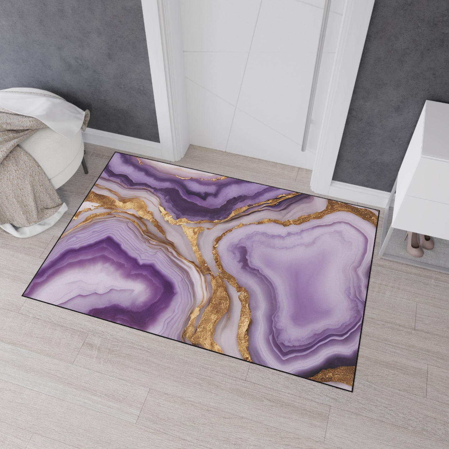 Decorative Heavy Duty Non-Slip Floor Mat Stylish Design Perfect for Entryway Kitchen Décor Garage Rug Coffee Bar Bathroom Floor Door Mat