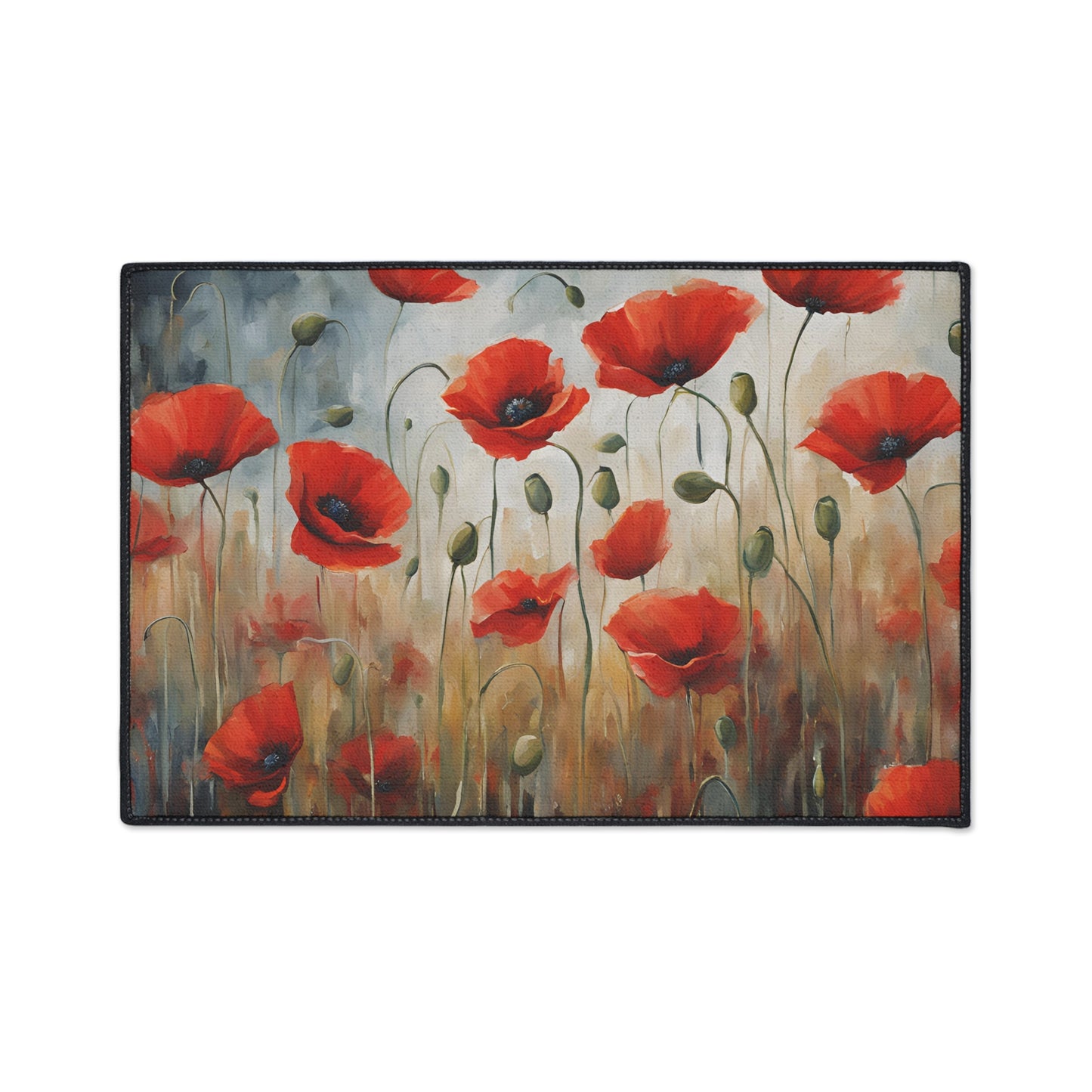 Decorative Heavy Duty Non-Slip Floor Mat Stylish Design Perfect for Entryway Kitchen Décor Garage Rug Coffee Bar Bathroom Floor Door Mat