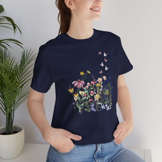 Wildflower T-shirt | Unisex | Boho | Cottage Core | Happy | Inspirational | Uplifting |