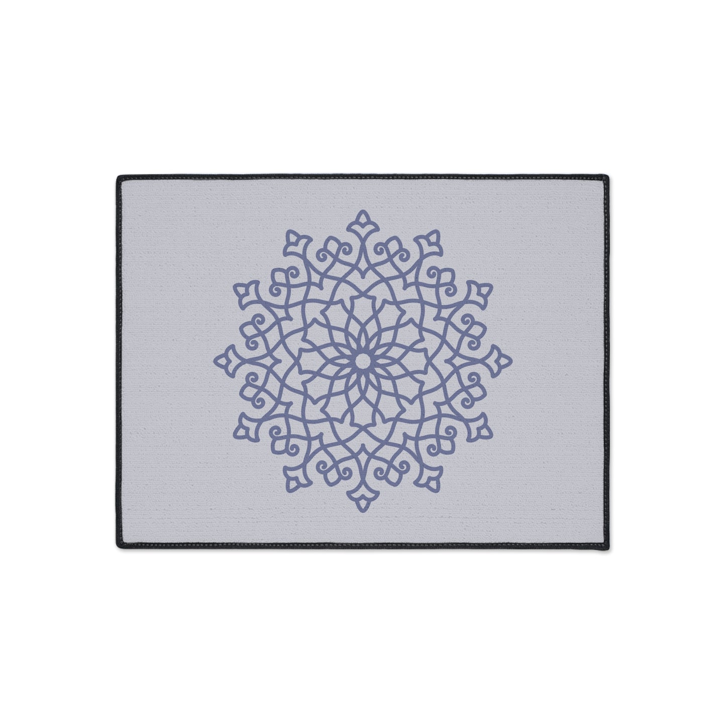 Decorative Heavy Duty Non-Slip Floor Mat Stylish Design Perfect for Entryway Kitchen Décor Grey Geometric Floral Design Rug Bathroom Mat