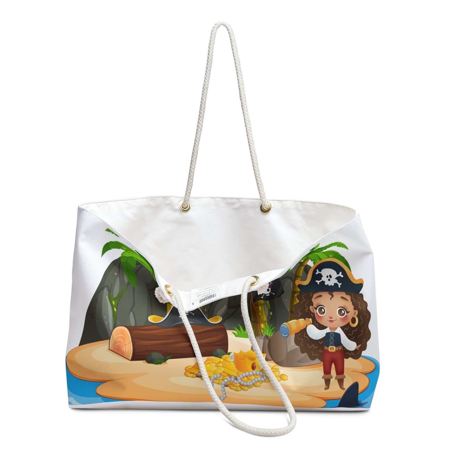 Pirate Girl Weekender Tote Bag | Beach Bag | Tote Bag | Shopping Bag | Salt Life | Anime |