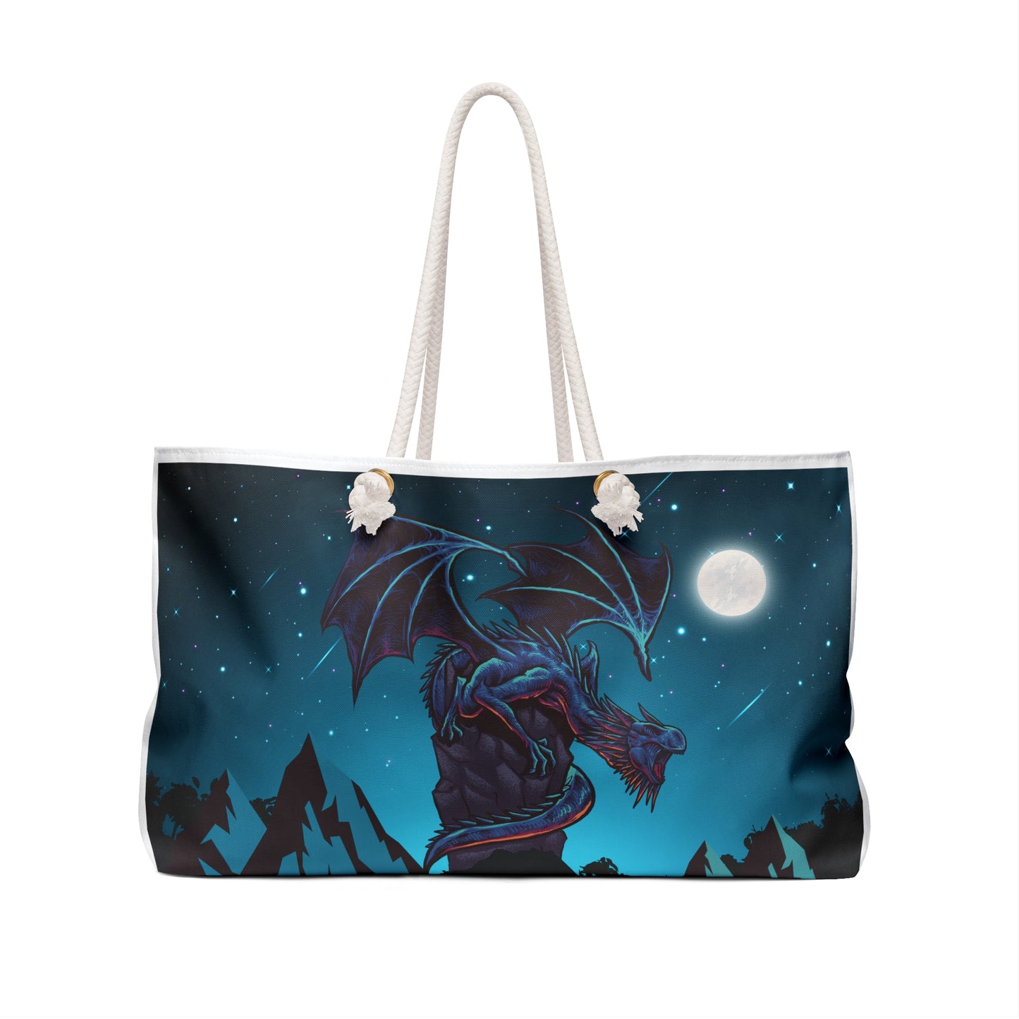 Dragon Weekender Tote Bag | Beach Bag | Tote Bag | Shopping Bag | Anime | Gothic |