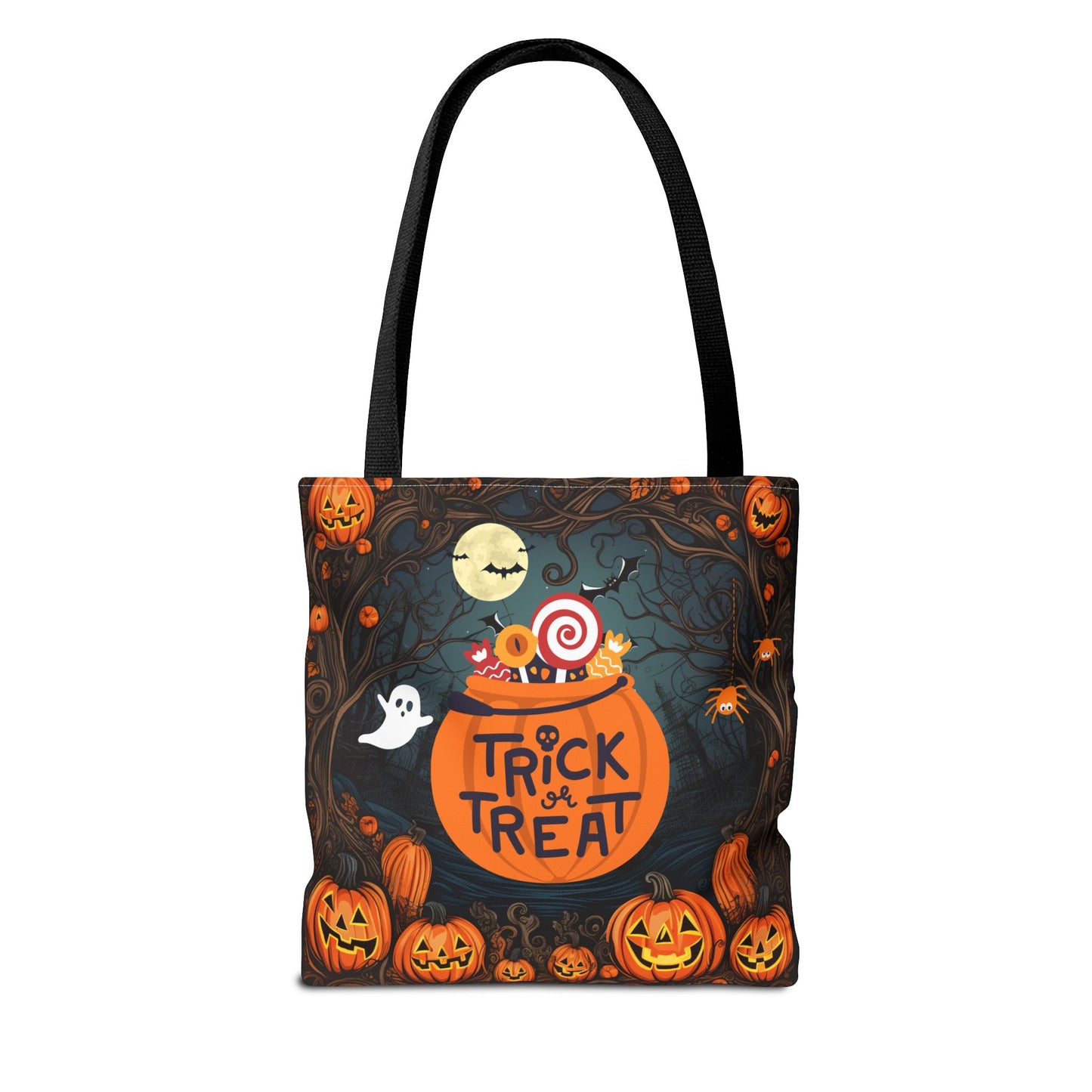 Halloween Tote Bag | Carryall | Grocery Bag | Shopping Bag | Pumpkin | Autumn | Trick or Treat | Candy Bag |