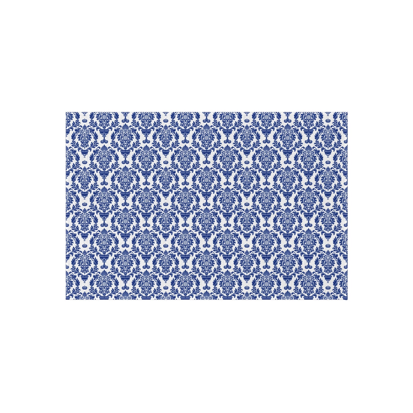 Chenille Print Pattern Outdoor Rug with No-Skid Backing Cozy Outdoor Carpet Patio Decor Gazebo Rug Pool Area Decor Outdoor Kitchen Carpet