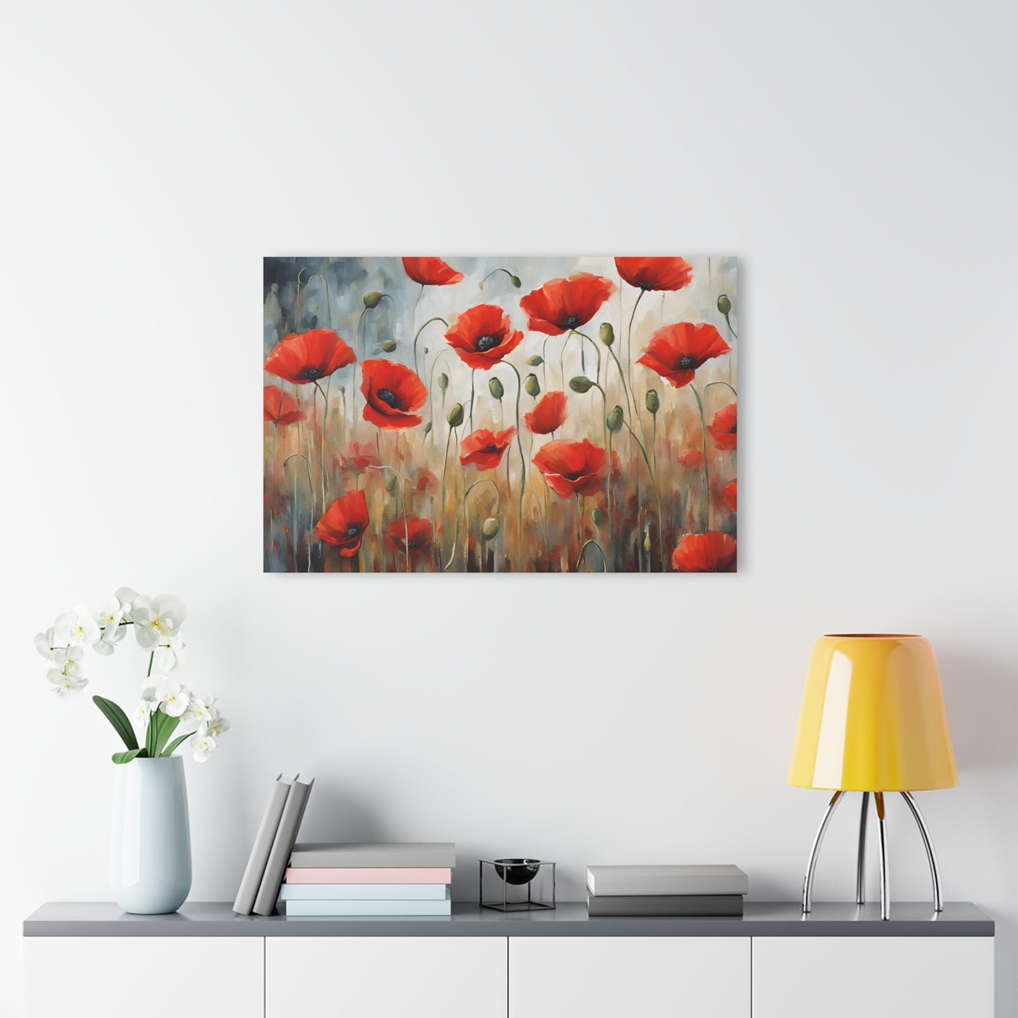Large Floral Design Acrylic Print with French Cleat Nature Lover Wall Art Flower Lover Gift Outdoors Artwork Modern Garden Home Decor