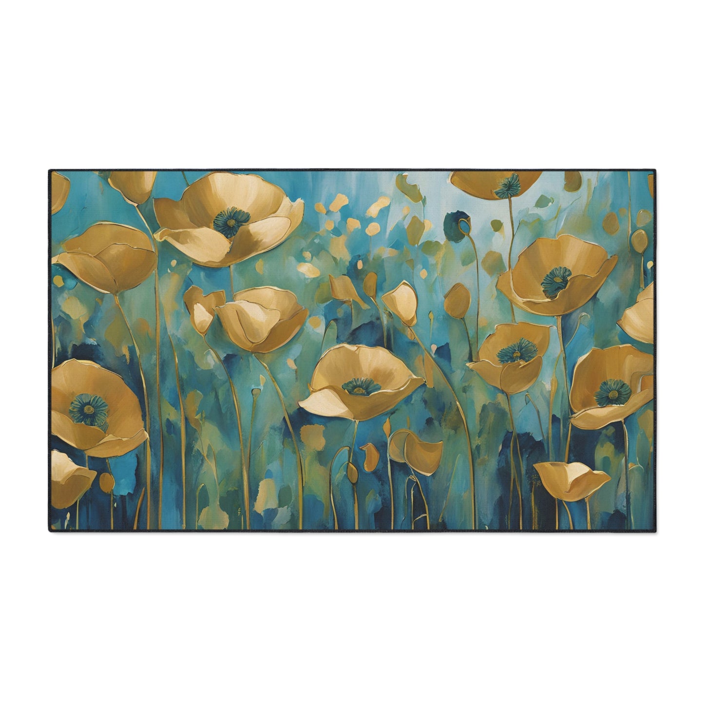 Decorative Heavy Duty Non-Slip Floor Mat Stylish Design Perfect for Entryway Kitchen Décor Garage Rug Coffee Bar Bathroom Floor Door Mat
