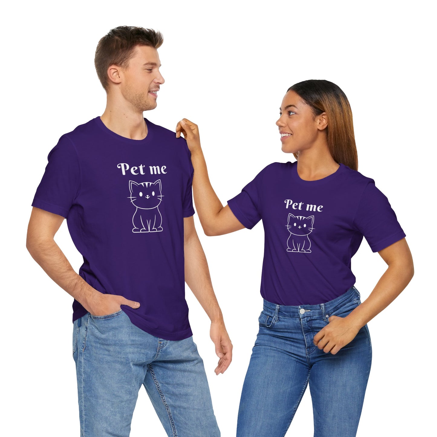 Pet me Cat T-shirt | Unisex | Funny | Cat Lover | Pet Lover | Animal Lover |