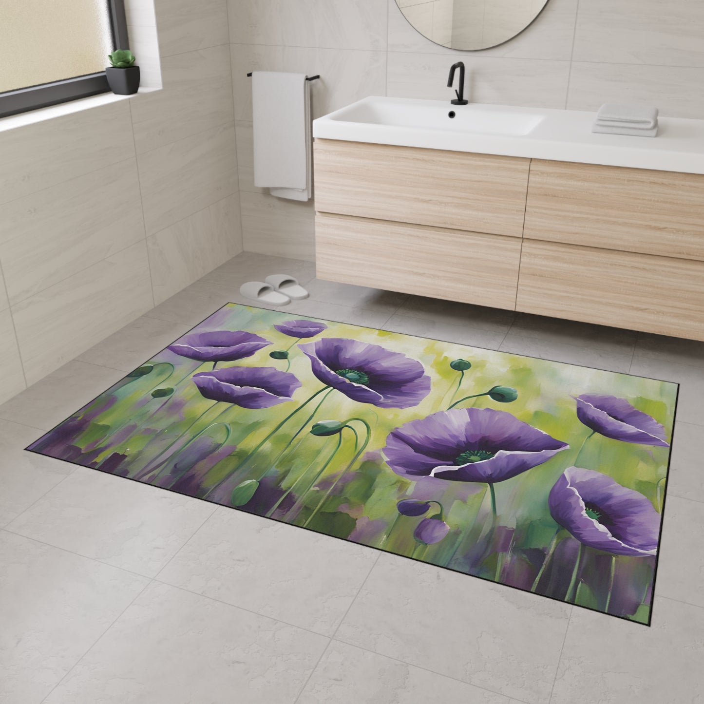 Decorative Heavy Duty Non-Slip Floor Mat Stylish Design Perfect for Entryway Kitchen Décor Garage Rug Coffee Bar Bathroom Floor Door Mat
