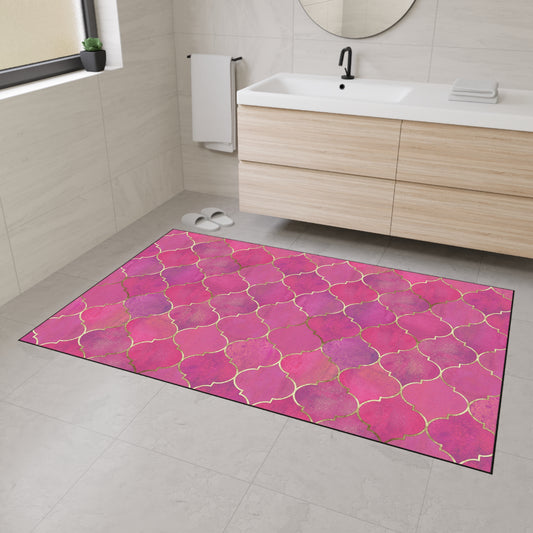 Decorative Heavy Duty Non-Slip Floor Mat Stylish Design Perfect for Entryway Kitchen Décor Garage Rug Coffee Bar Bathroom Floor Door Mat