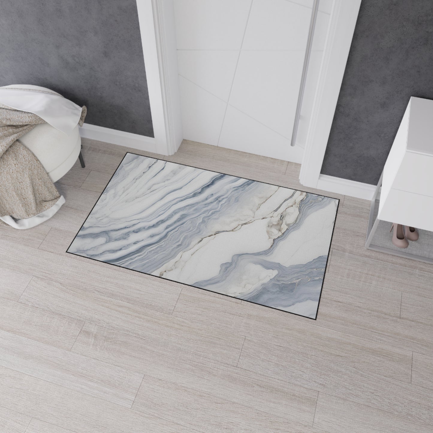 Decorative Heavy Duty Non-Slip Floor Mat Stylish Design Perfect for Entryway Kitchen Décor Garage Rug Coffee Bar Bathroom Floor Door Mat