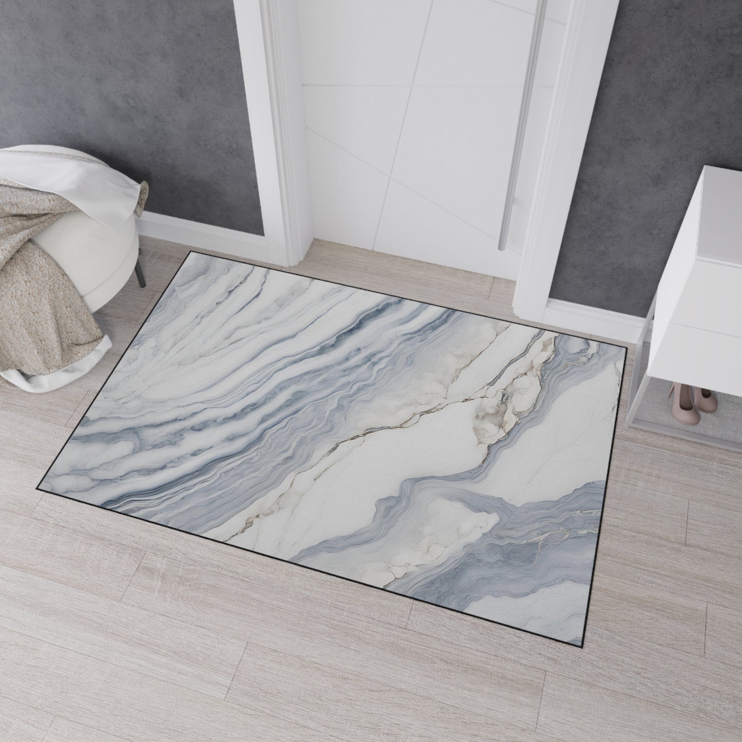 Decorative Heavy Duty Non-Slip Floor Mat Stylish Design Perfect for Entryway Kitchen Décor Garage Rug Coffee Bar Bathroom Floor Door Mat