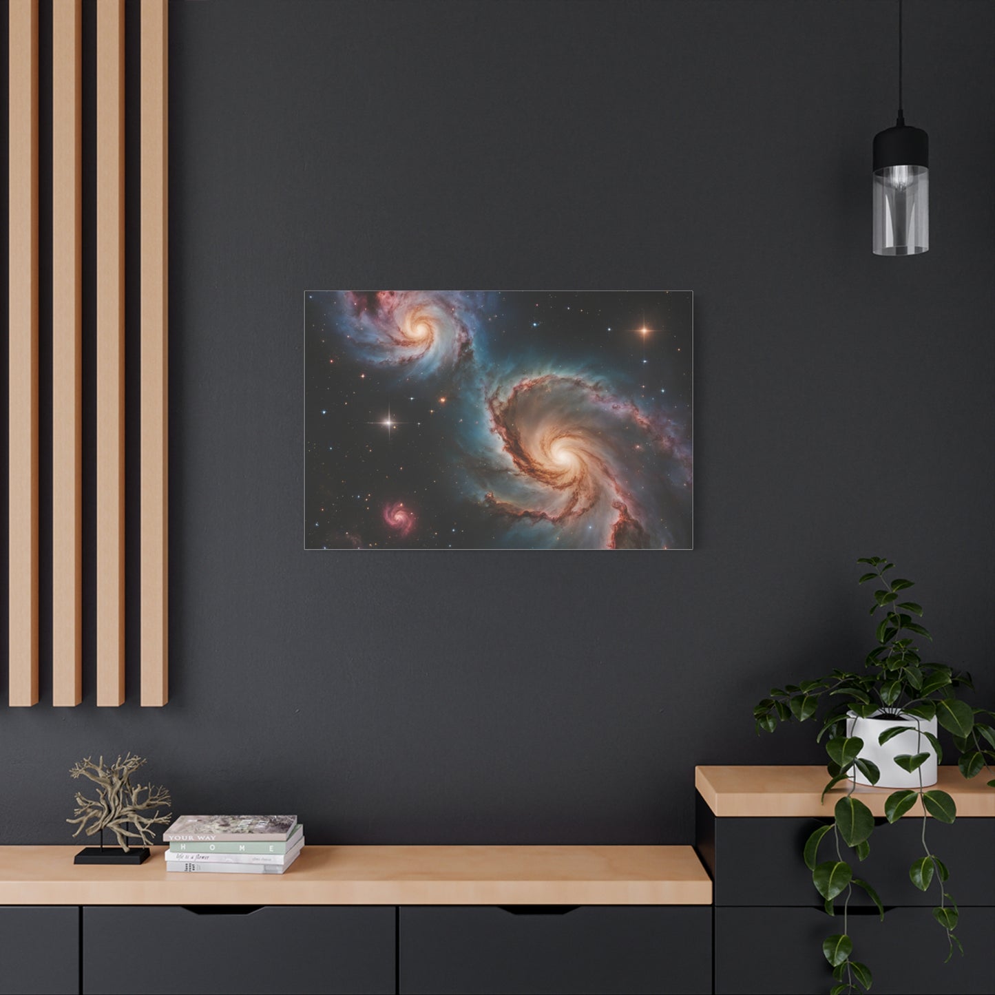 Celestial Print Wall Art | Matte Canvas, Stretched, 1.25" | Outer Space | Night Sky | Starry Night | Sci-fi |