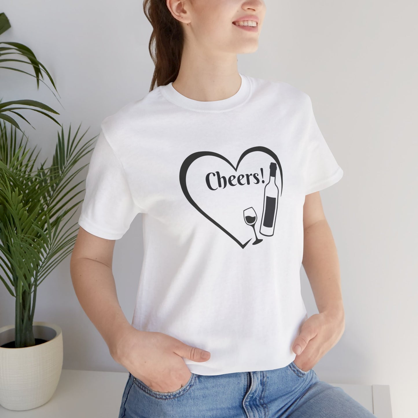 Cheers T-Shirt | Wine Lover | Foodie | Culinary | Unisex