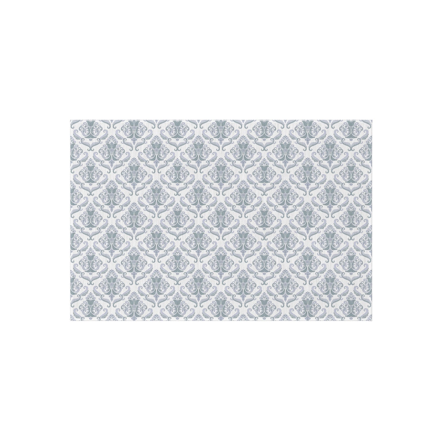 Chenille Print Pattern Outdoor Rug with No-Skid Backing Cozy Outdoor Carpet Patio Decor Gazebo Rug Pool Area Decor Outdoor Kitchen Carpet
