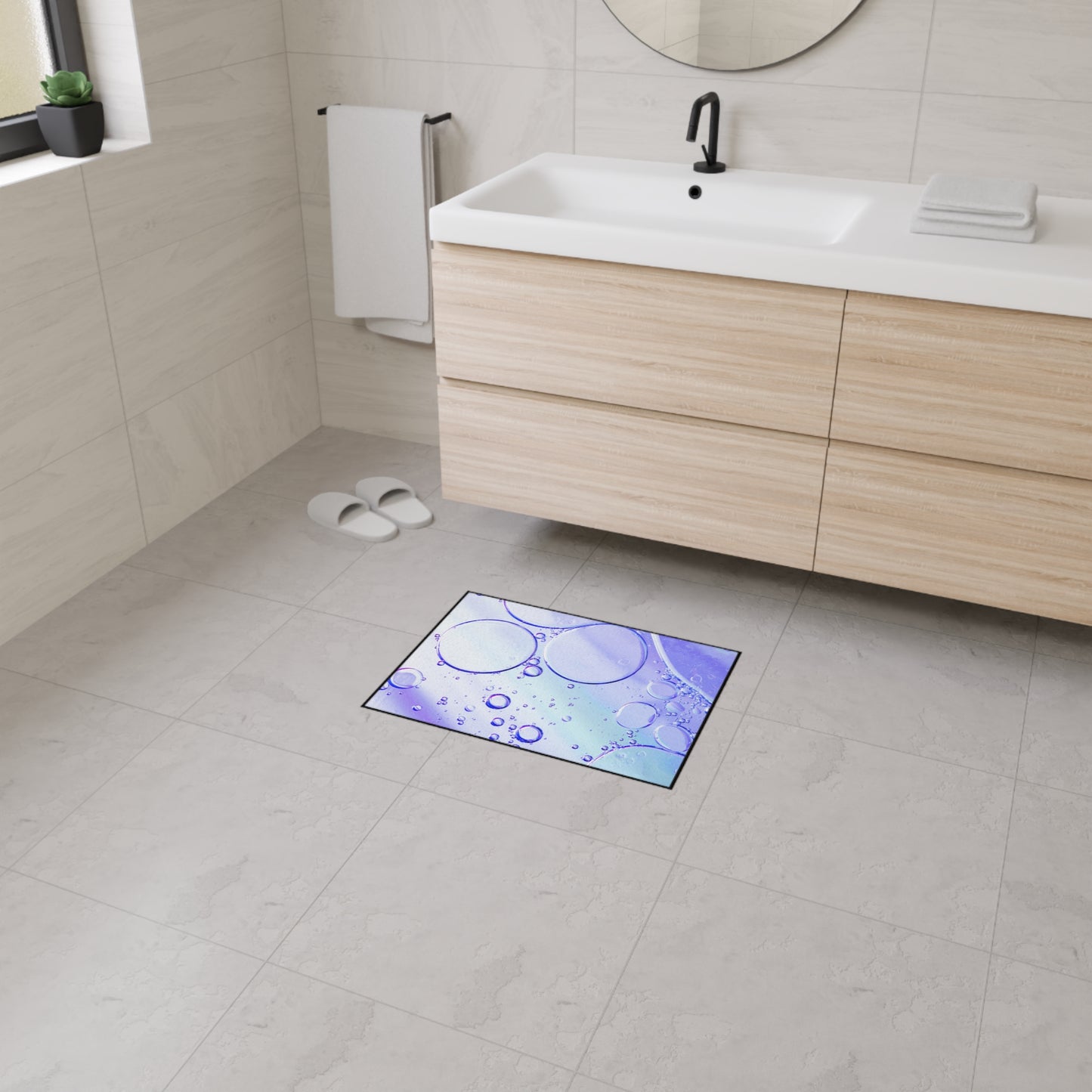 Decorative Heavy Duty Non-Slip Floor Mat Stylish Design Perfect for Entryway Kitchen Décor Garage Rug Coffee Bar Bathroom Floor Door Mat