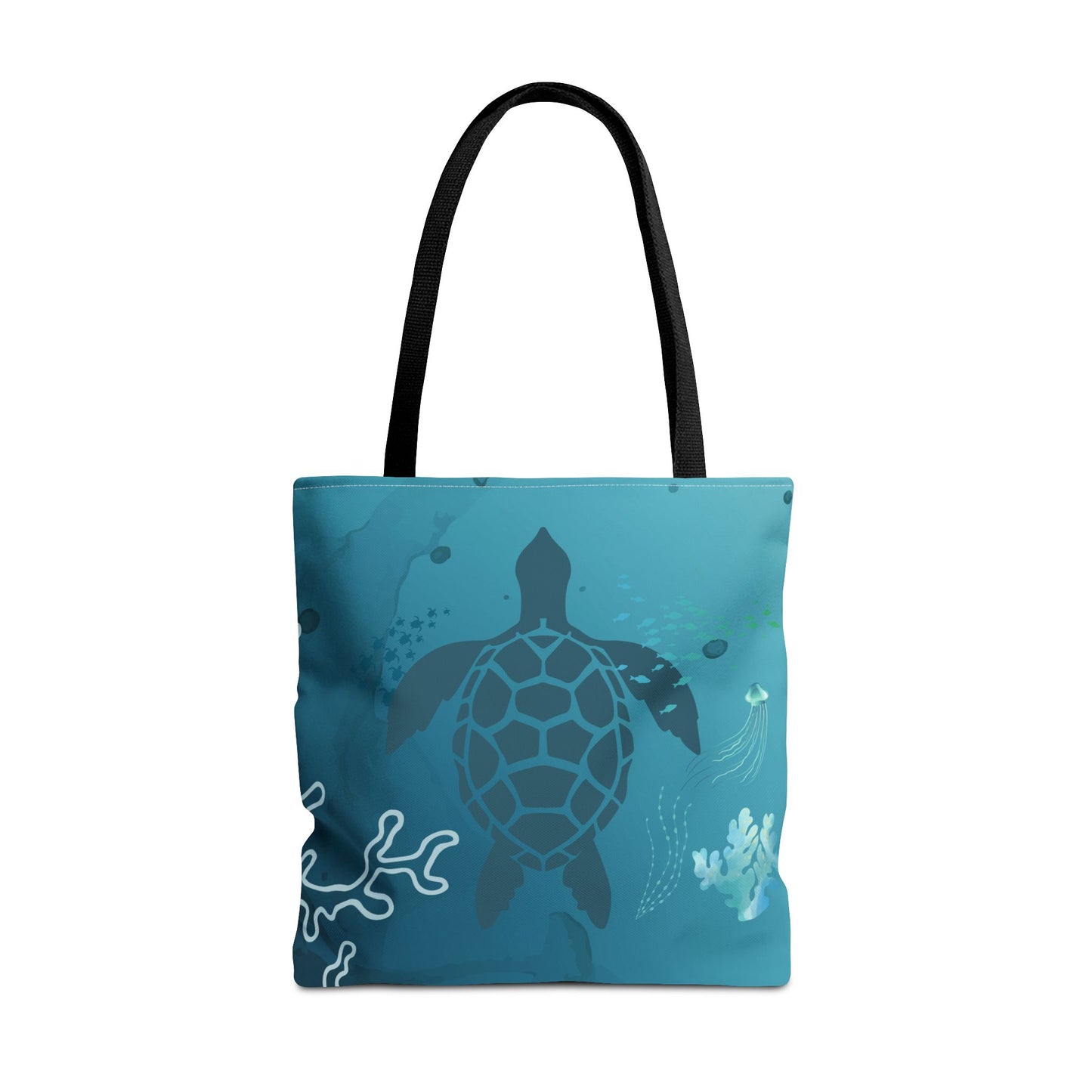 Sea Turtle Tote Bag | Carryall | Grocery Bag | Shopping Bag | Oceanic | Aquatic | Underwater |