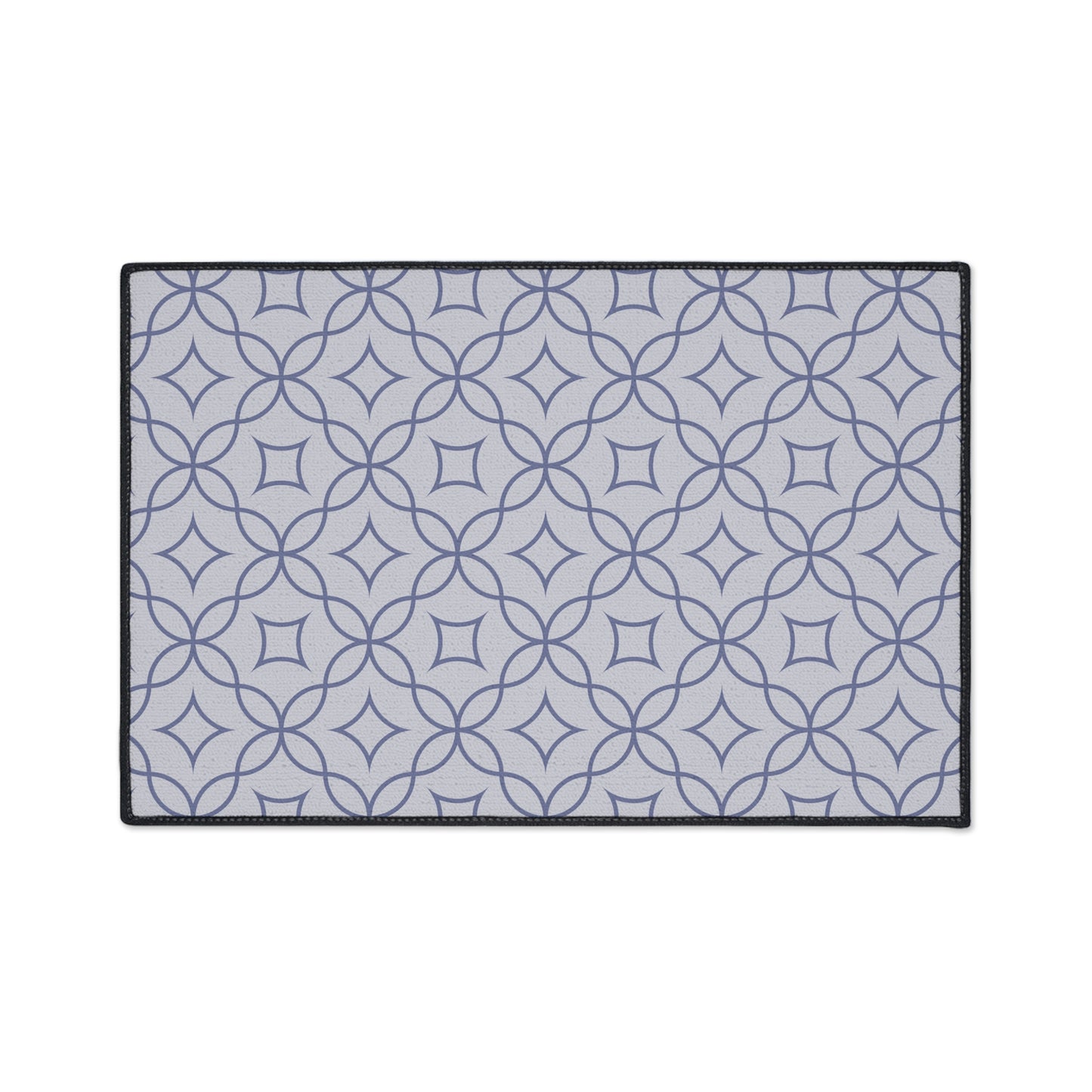 Decorative Heavy Duty Non-Slip Floor Mat Stylish Design Perfect for Entryway Kitchen Décor Grey Geometric Floral Design Rug Bathroom Mat
