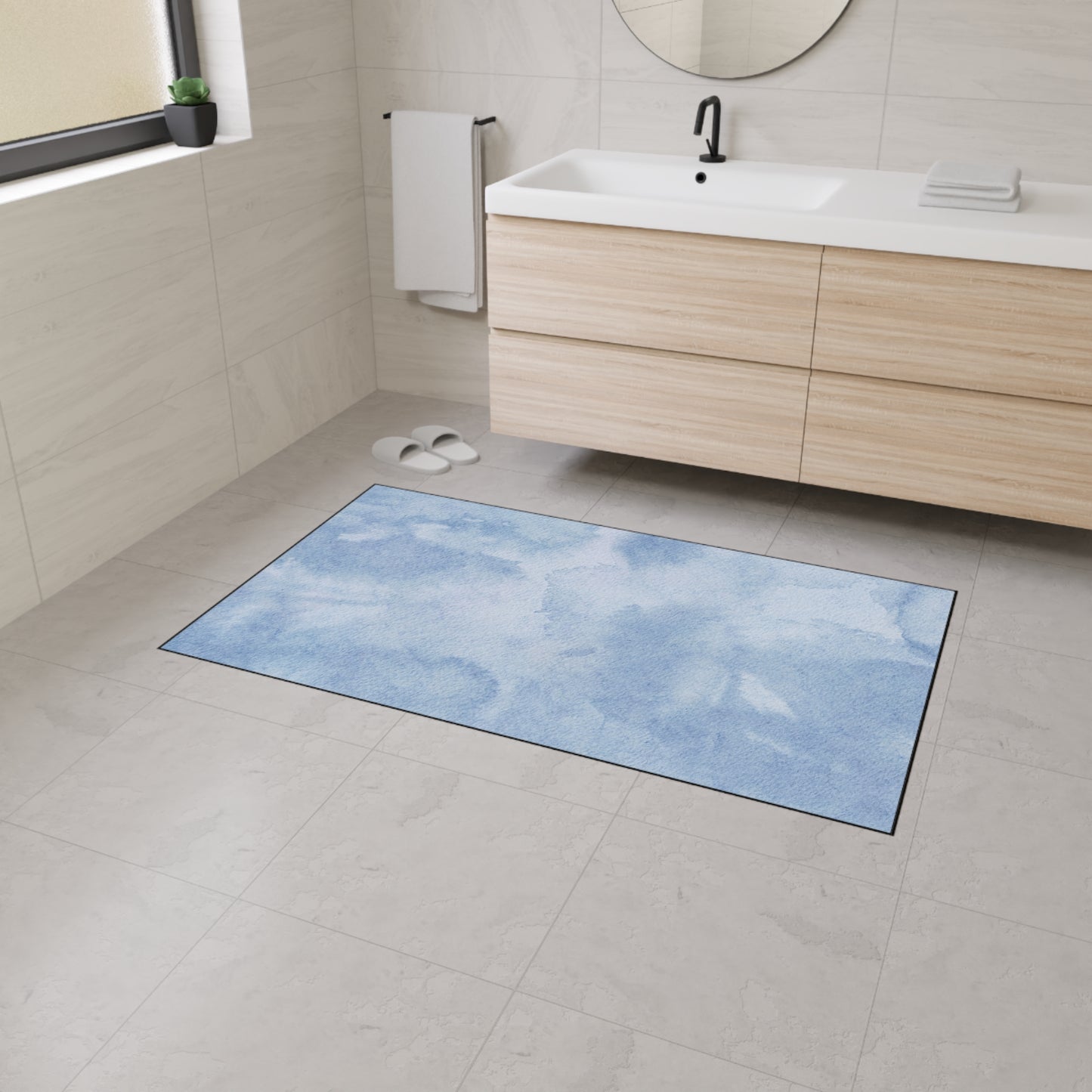 Decorative Heavy Duty Non-Slip Floor Mat Stylish Design Perfect for Entryway Kitchen Décor Garage Rug Coffee Bar Bathroom Floor Door Mat