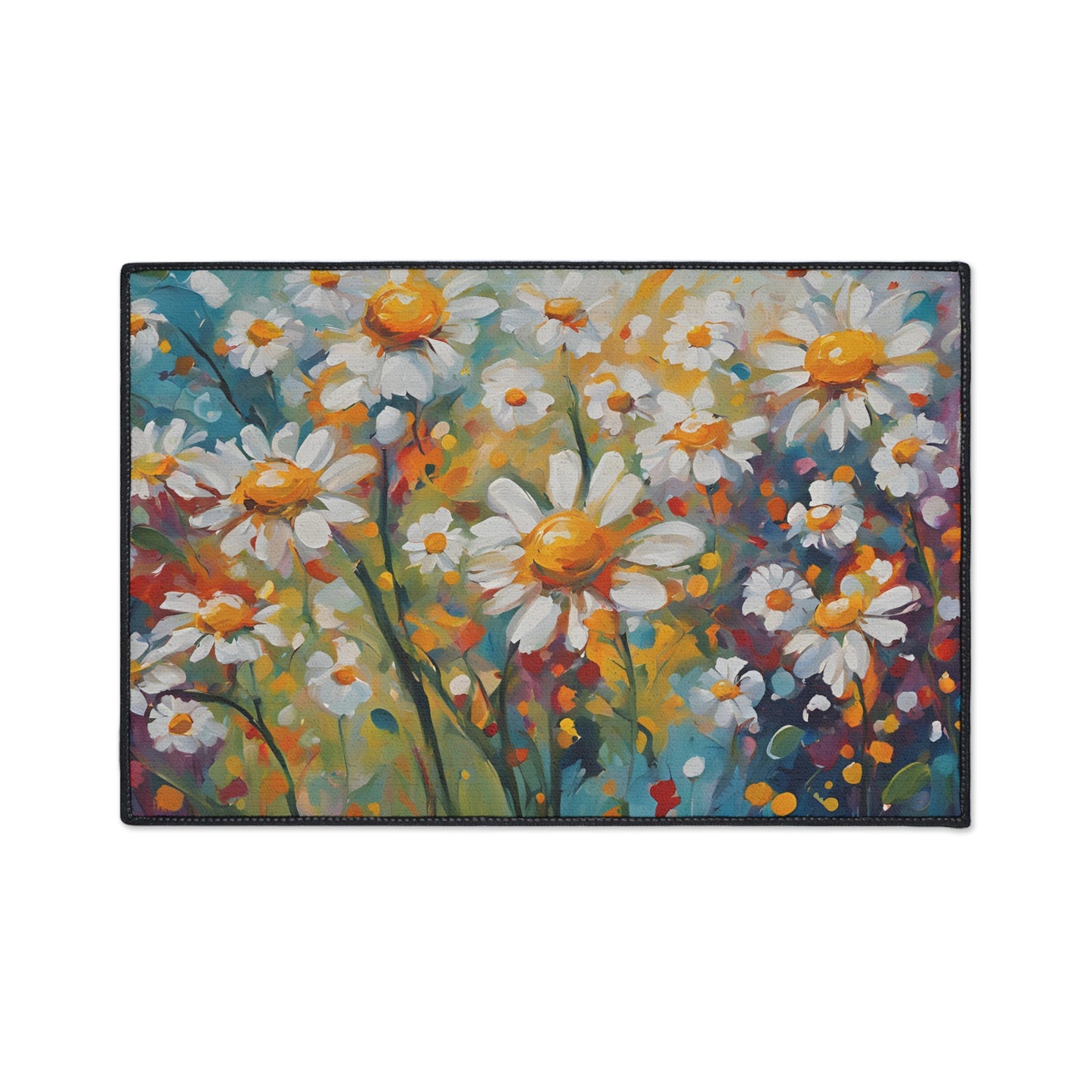 Decorative Heavy Duty Non-Slip Floor Mat Stylish Design Perfect for Entryway Kitchen Décor Garage Rug Coffee Bar Bathroom Floor Door Mat