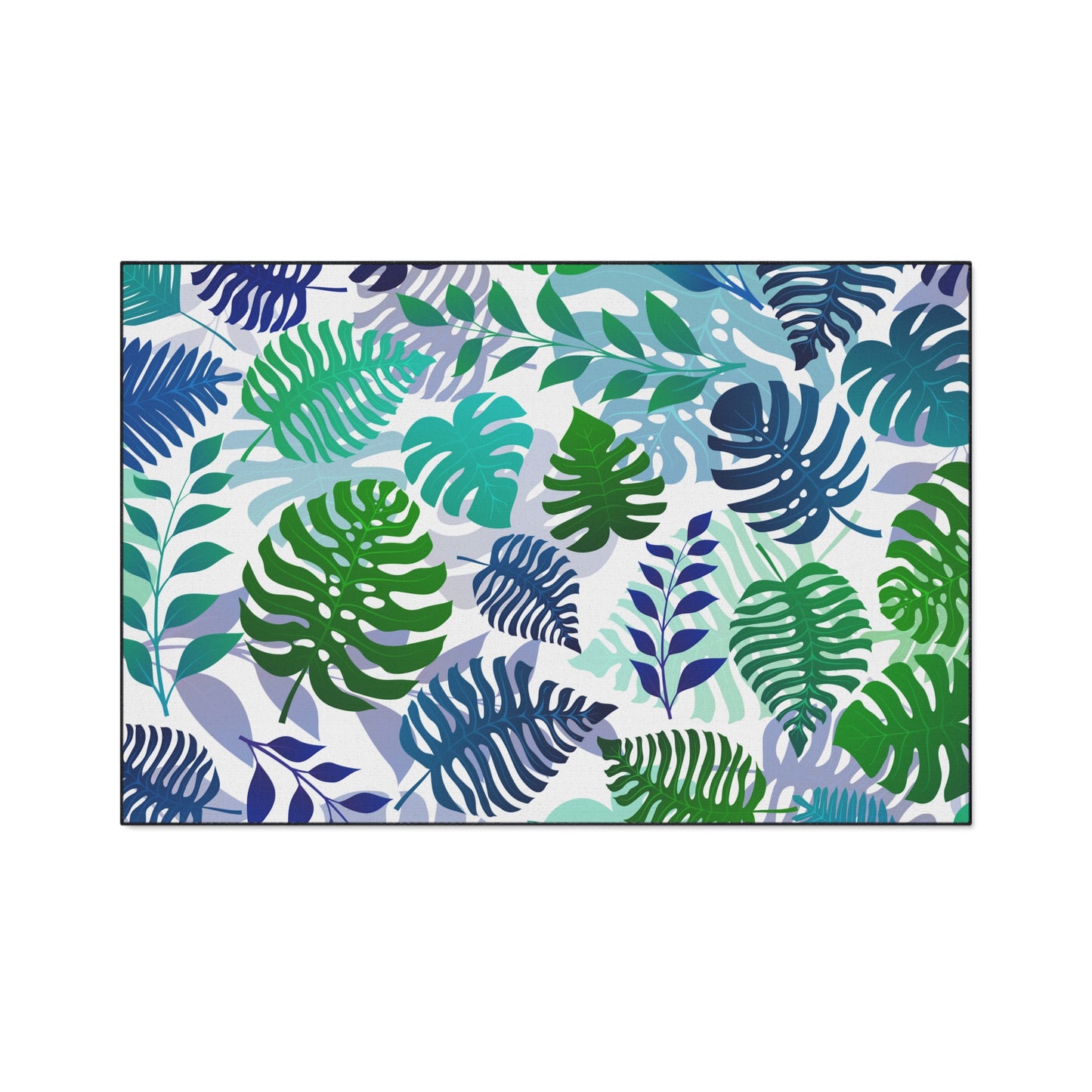 Decorative Heavy Duty Non-Slip Floor Mat Stylish Design Perfect for Entryway Kitchen Décor Beachy Hawaiian Rug Tropical Bathroom Floor