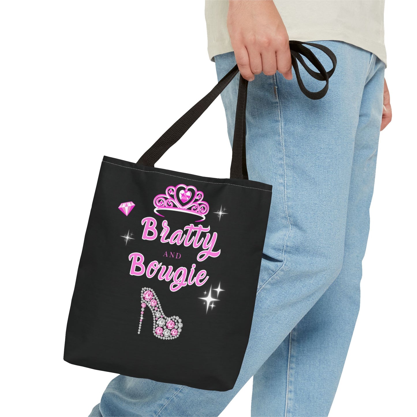 Bratty & Bougie Tote Bag | Carryall | Brat | Empowerment | Women |