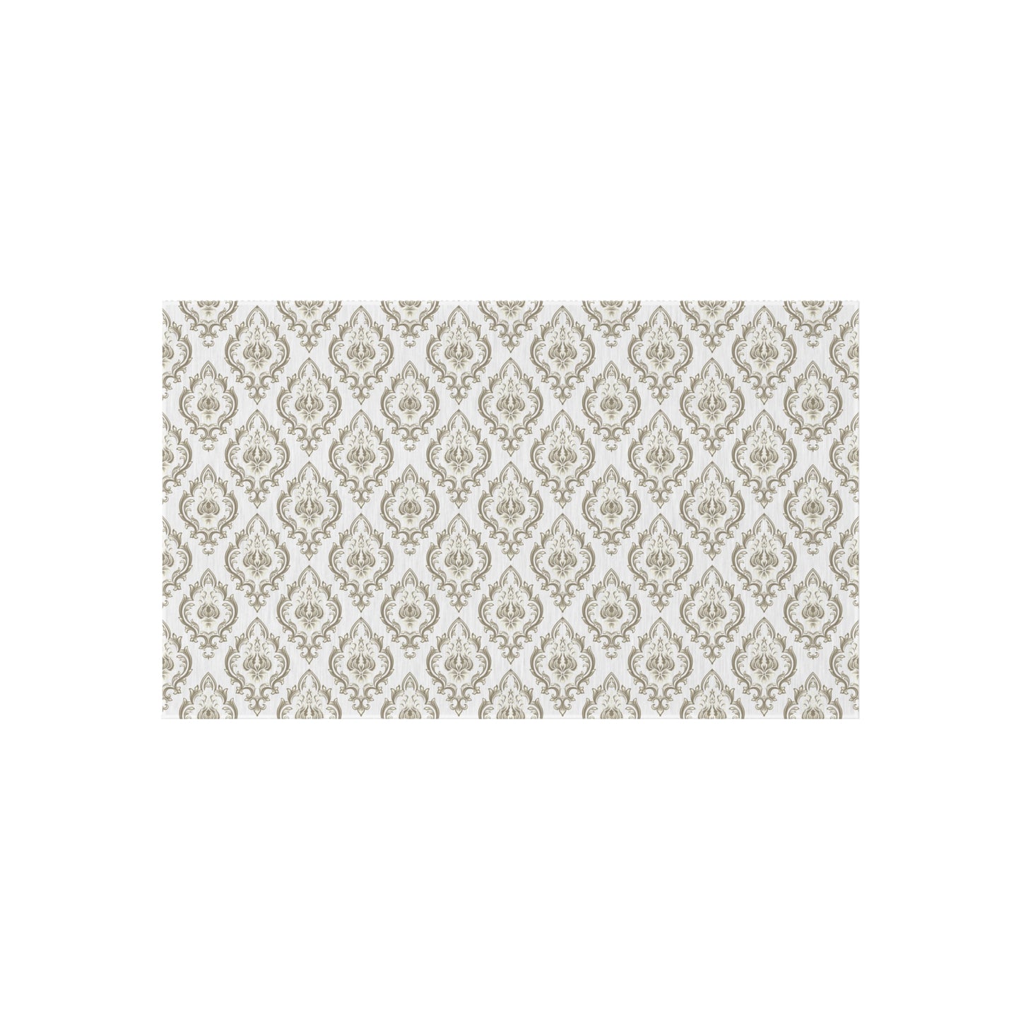 Chenille Print Pattern Outdoor Rug with No-Skid Backing Cozy Outdoor Carpet Patio Decor Gazebo Rug Pool Area Decor Outdoor Kitchen Carpet