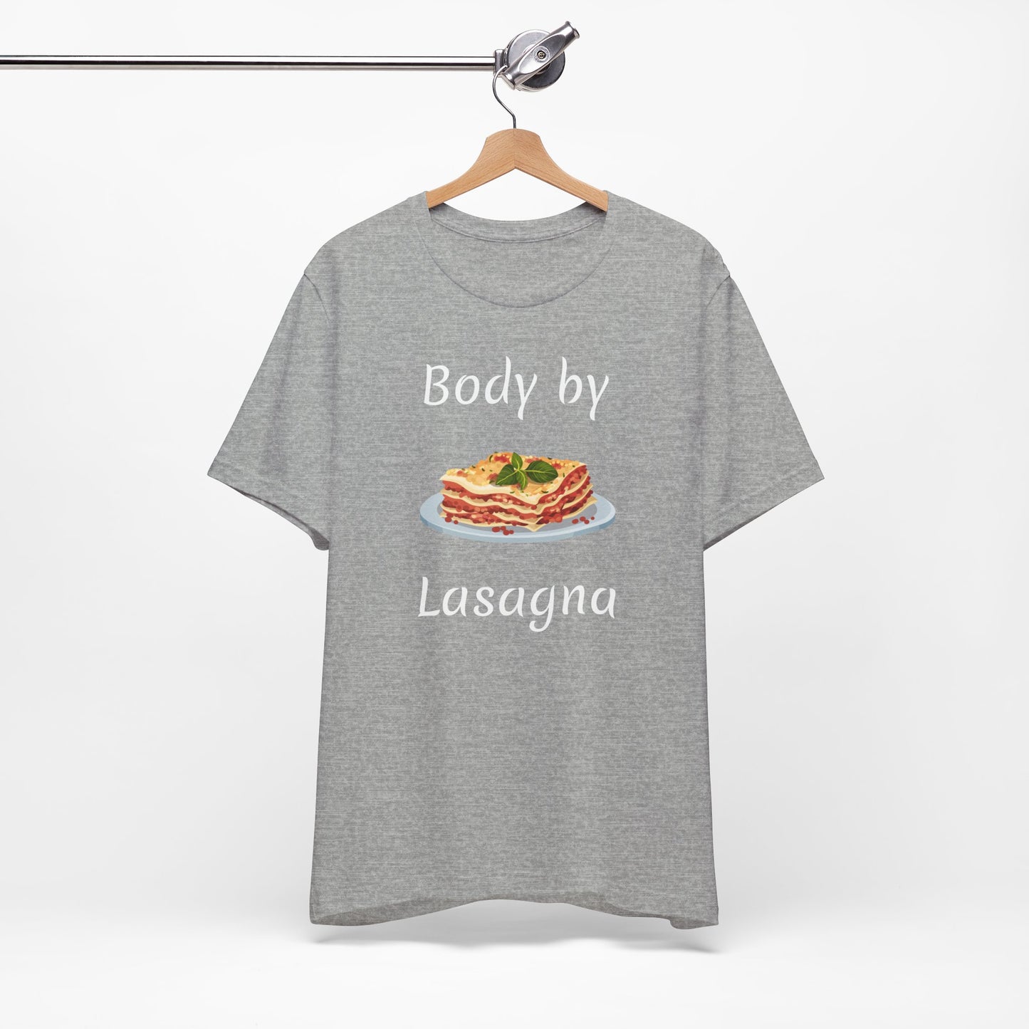 Body by Lasagna T-shirt | Unisex | Funny | Foodie