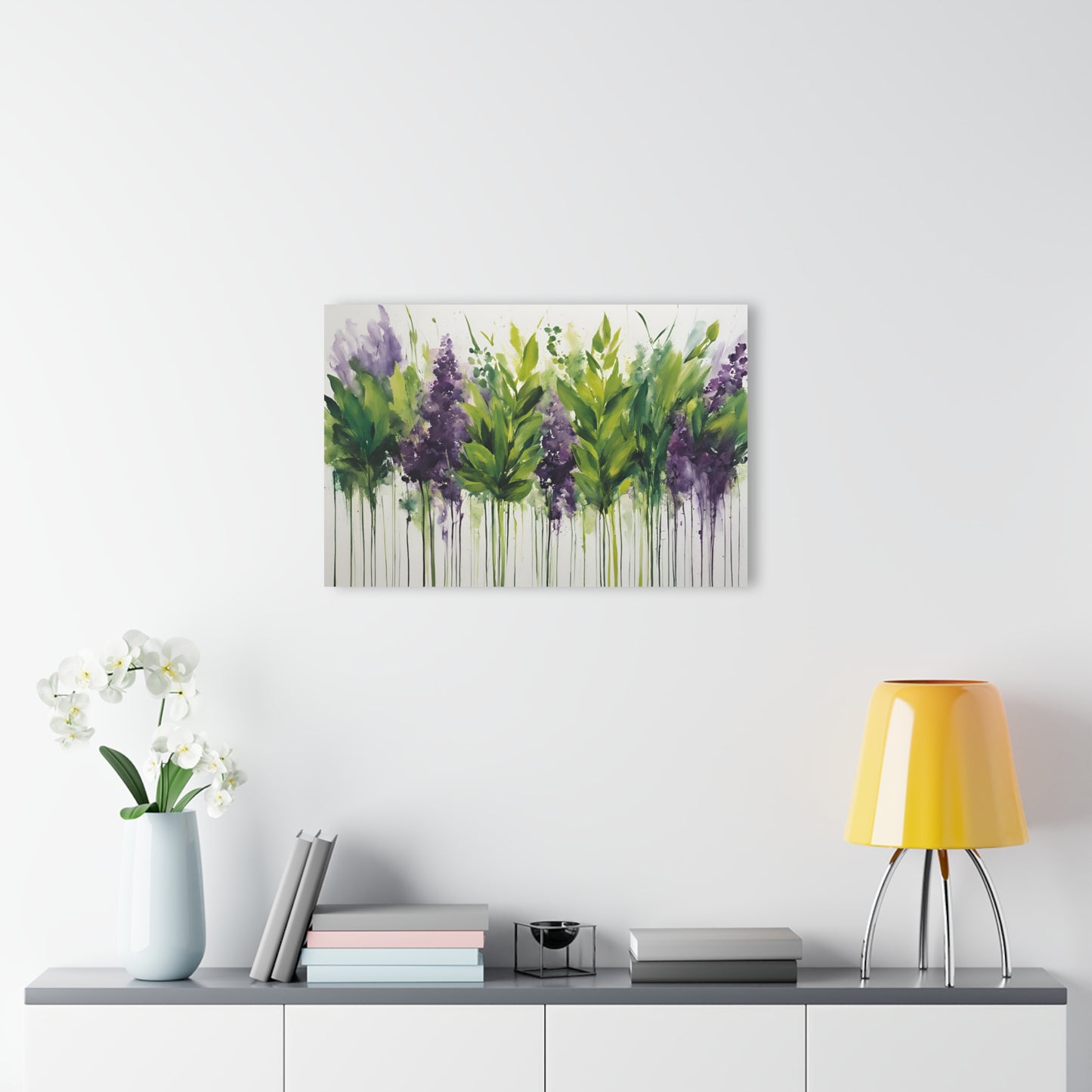Large Floral Design Acrylic Print with French Cleat Nature Lover Wall Art Flower Lover Gift Outdoors Artwork Modern Garden Home Decor